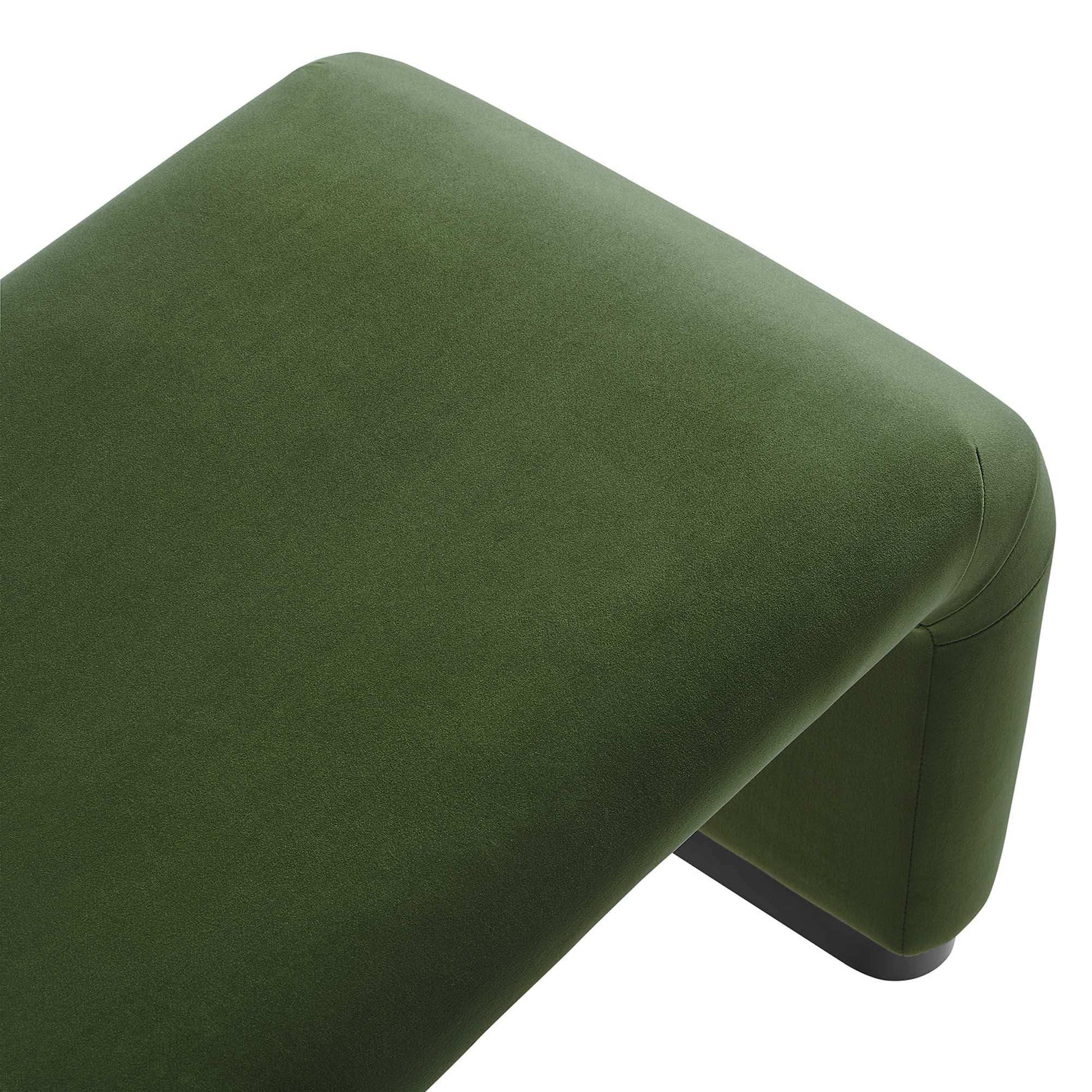 Koda Performance Velvet Waterfall Long Bench by Modway - Best Buy Furniture