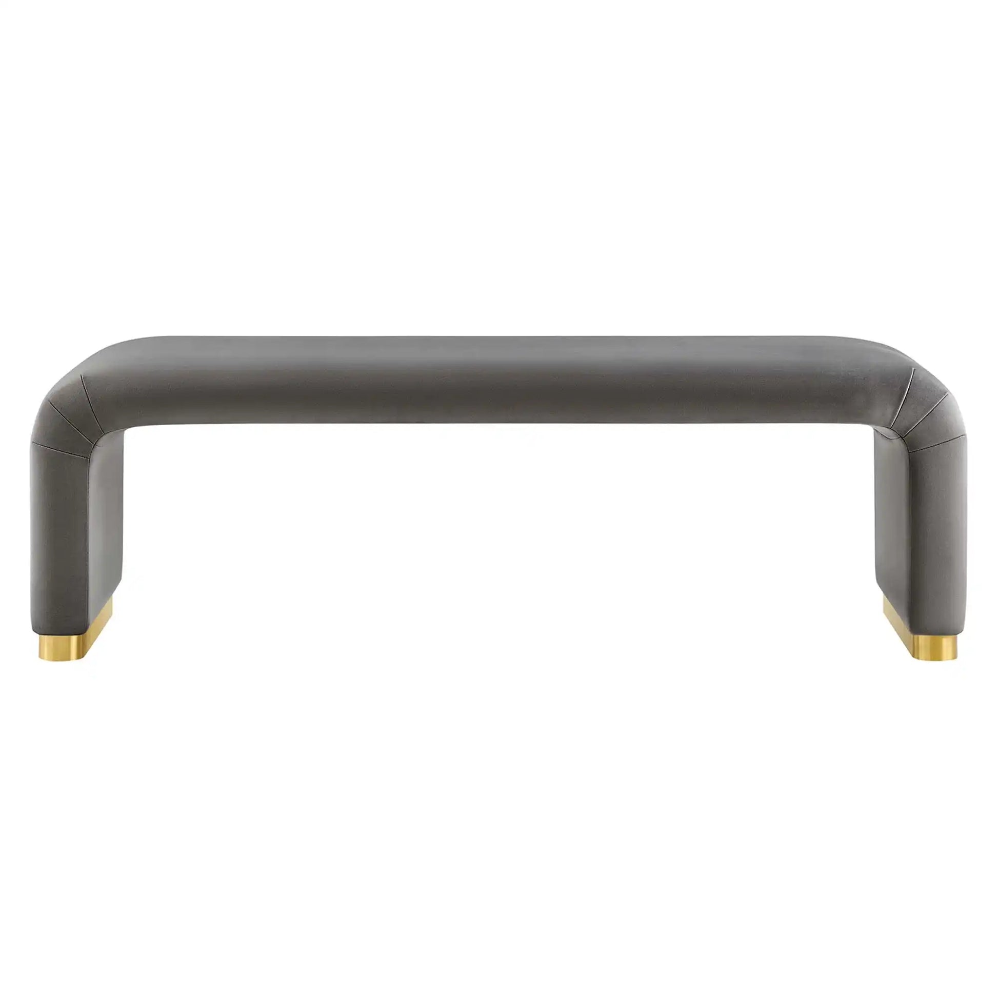 Koda Performance Velvet Waterfall Long Bench by Modway - Best Buy Furniture