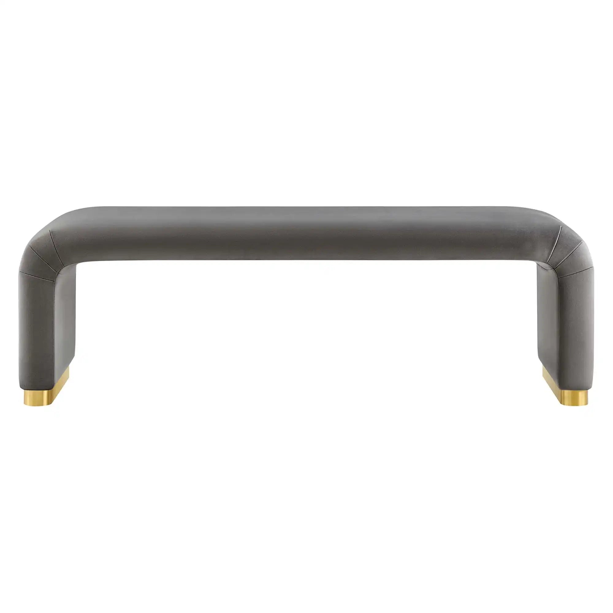 Koda Performance Velvet Waterfall Long Bench by Modway - Best Buy Furniture