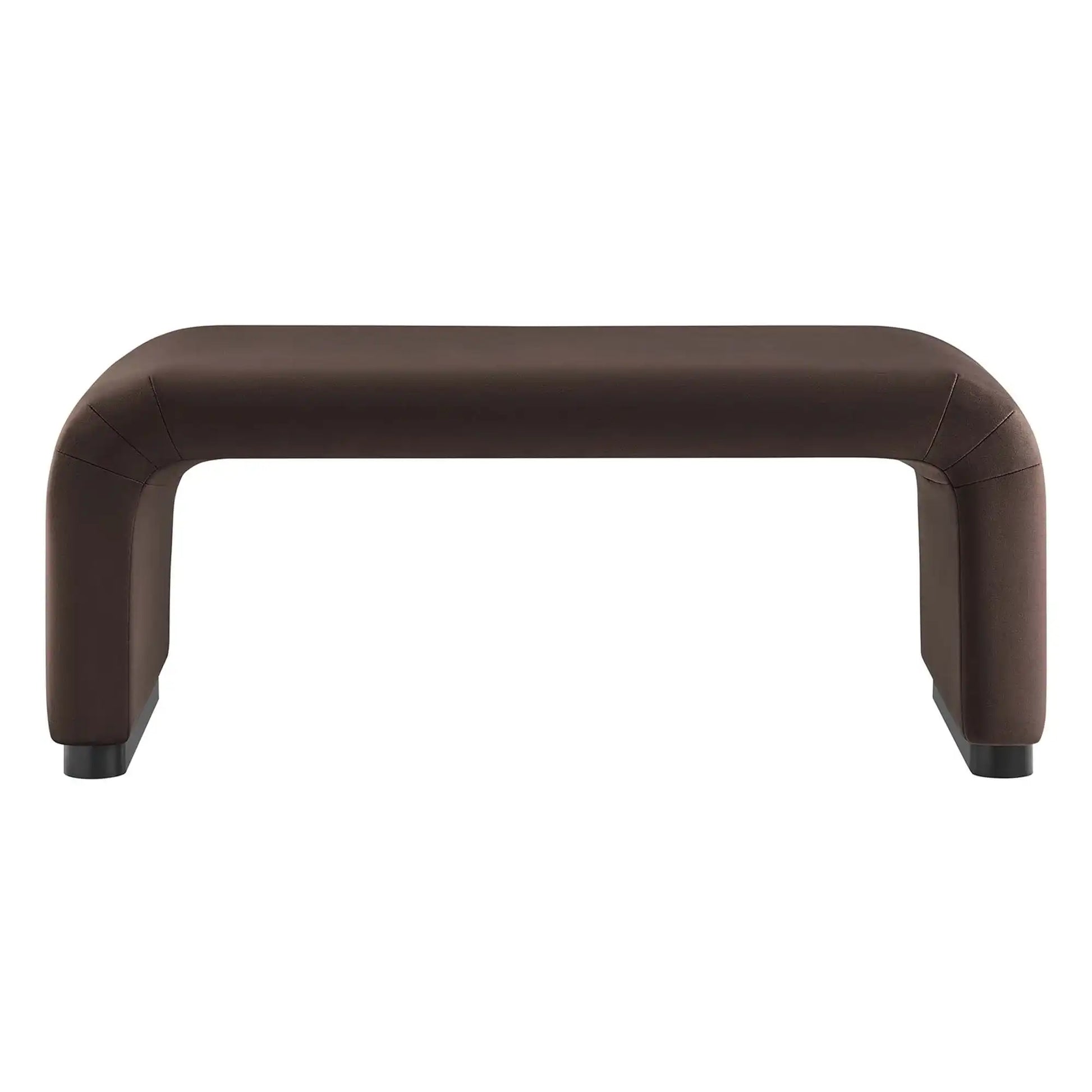 Koda Performance Velvet Waterfall Ottoman by Modway - Best Buy Furniture