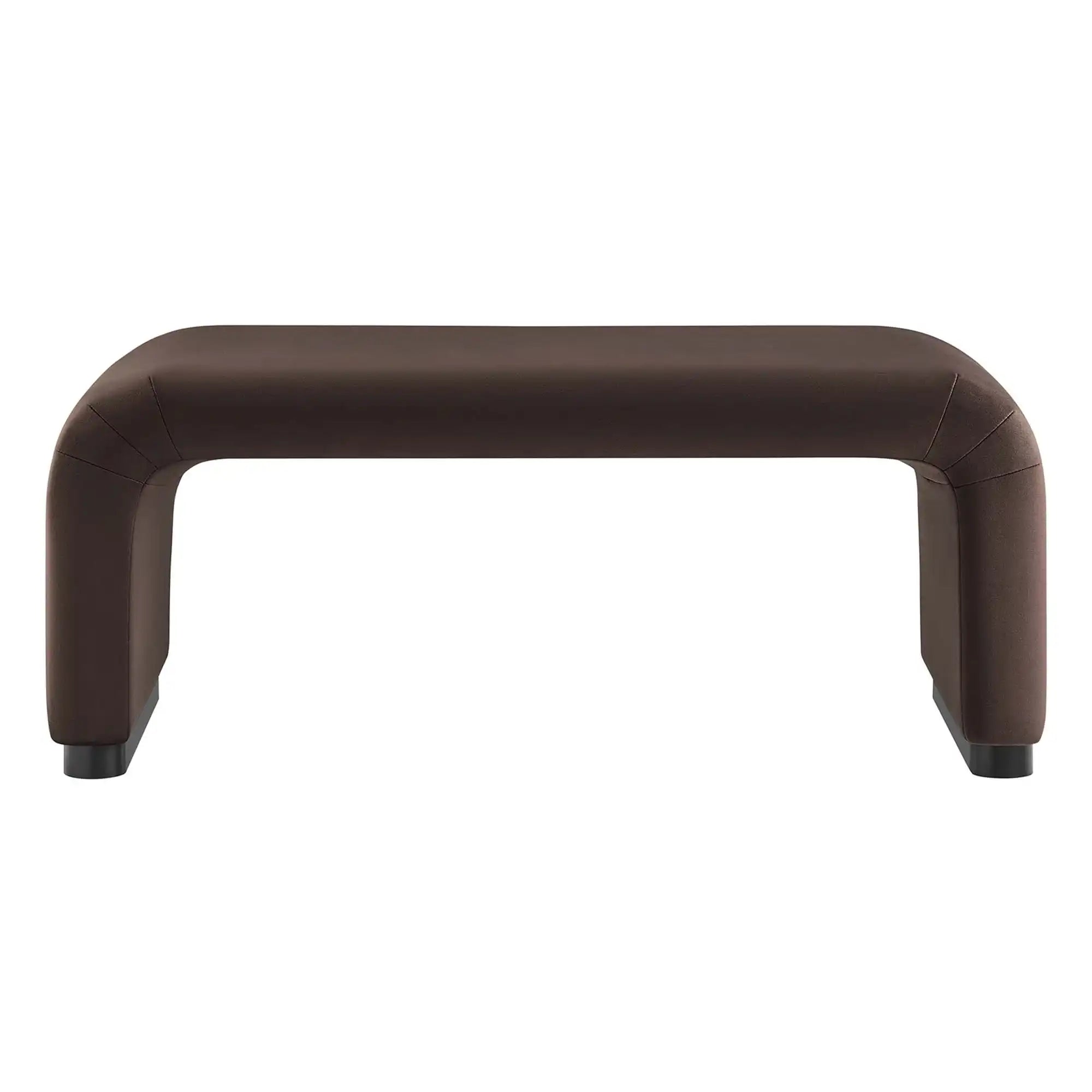Koda Performance Velvet Waterfall Ottoman by Modway - Best Buy Furniture