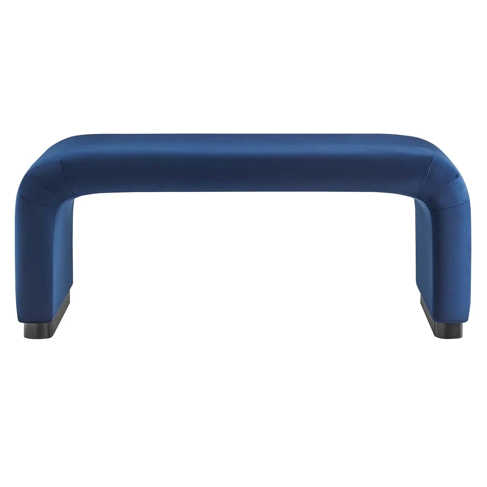 Koda Performance Velvet Waterfall Ottoman by Modway - Best Buy Furniture