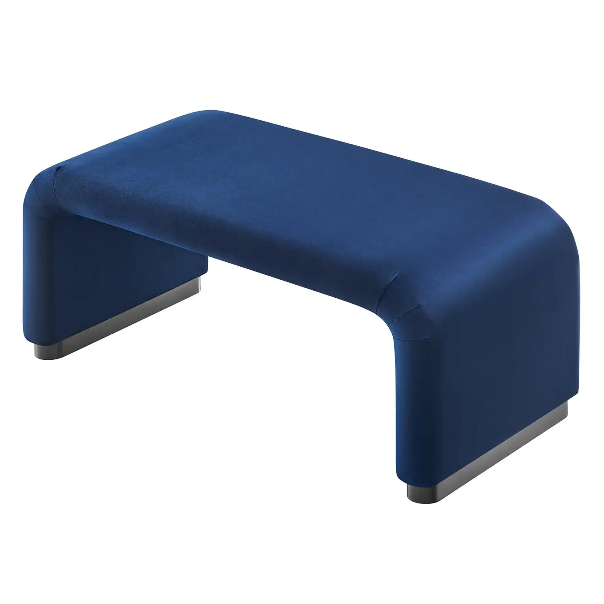 Koda Performance Velvet Waterfall Ottoman by Modway - Best Buy Furniture