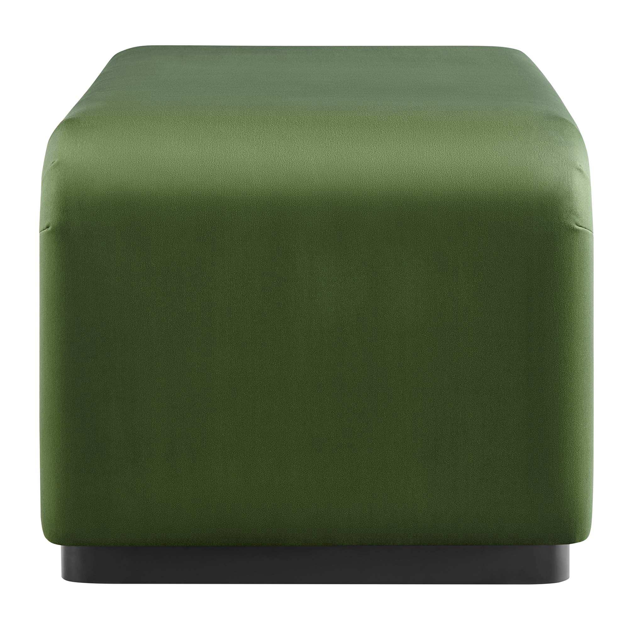 Koda Performance Velvet Waterfall Ottoman by Modway - Best Buy Furniture