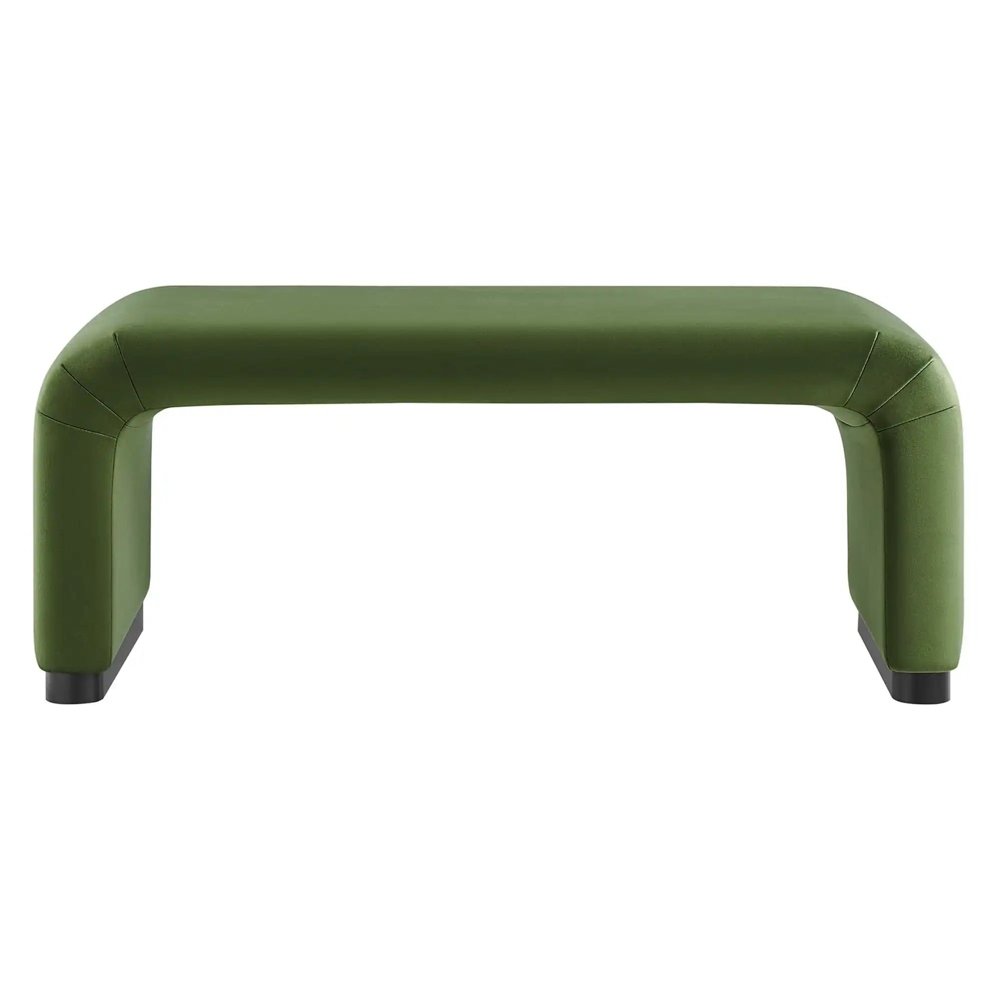 Koda Performance Velvet Waterfall Ottoman by Modway - Best Buy Furniture