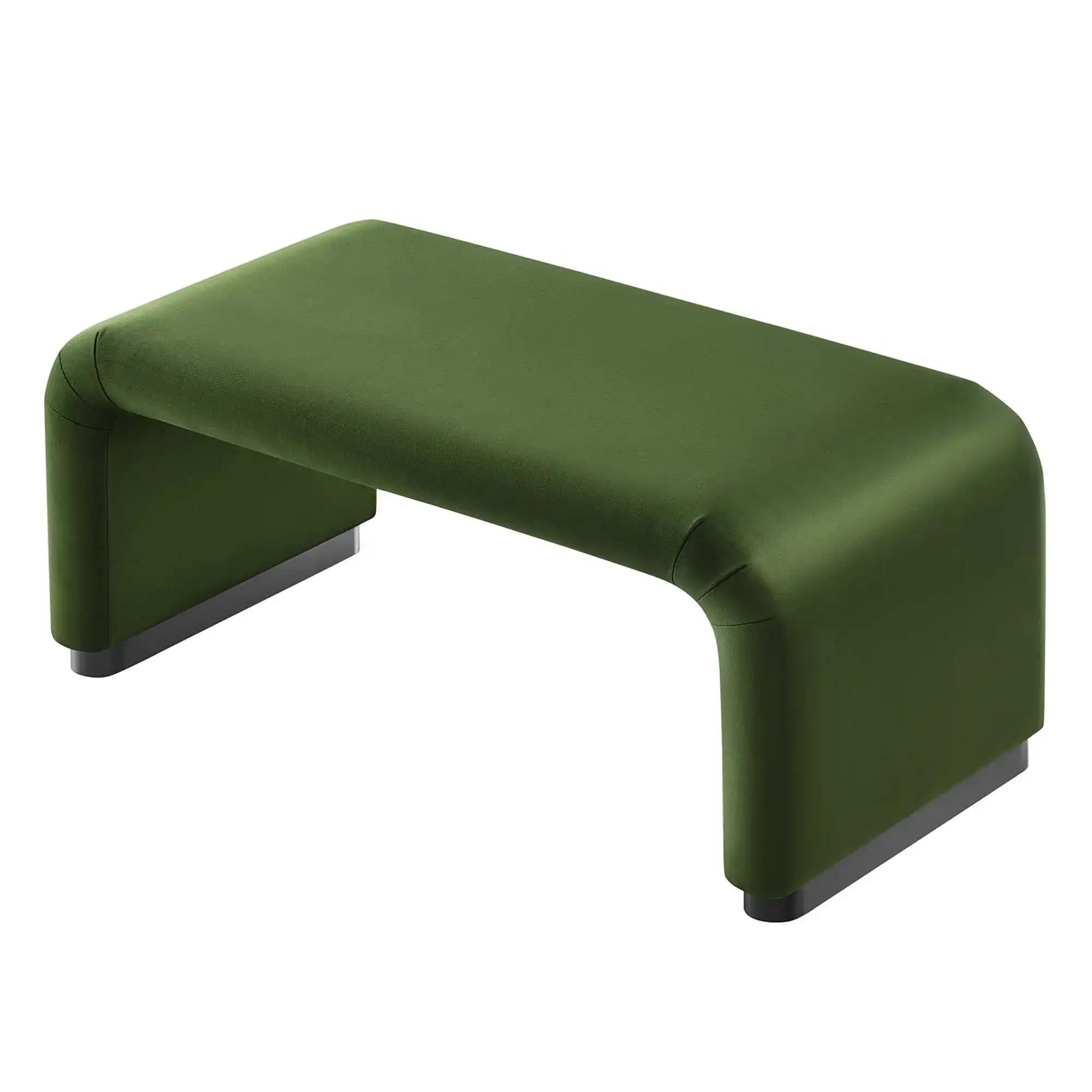 Koda Performance Velvet Waterfall Ottoman by Modway - Best Buy Furniture