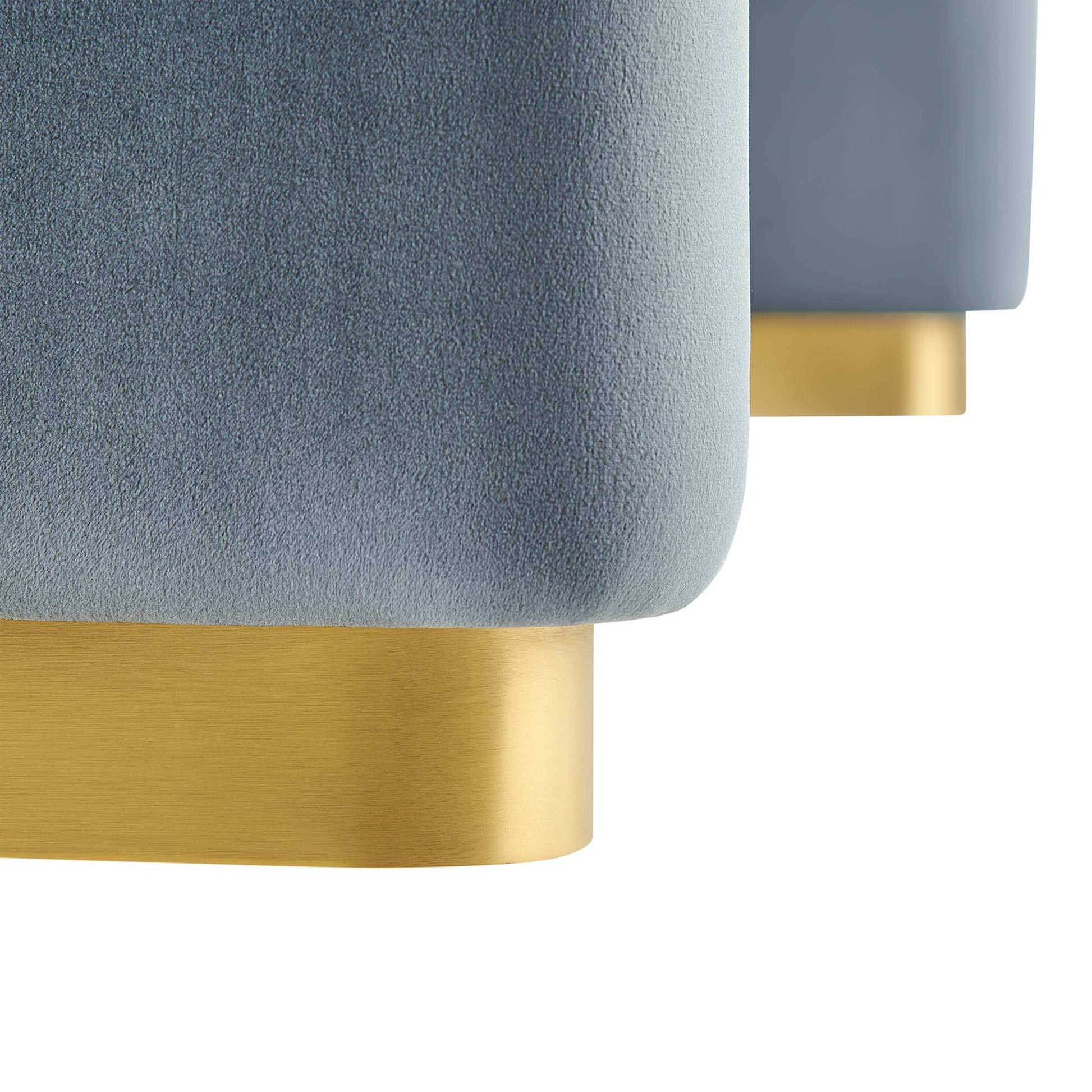 Koda Performance Velvet Waterfall Ottoman by Modway - Best Buy Furniture