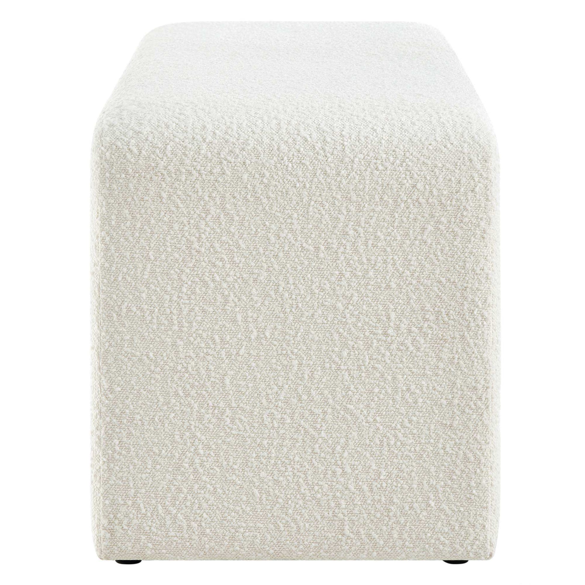 Simba Boucle Fabric Waterfall Long Bench by Modway - Best Buy Furniture
