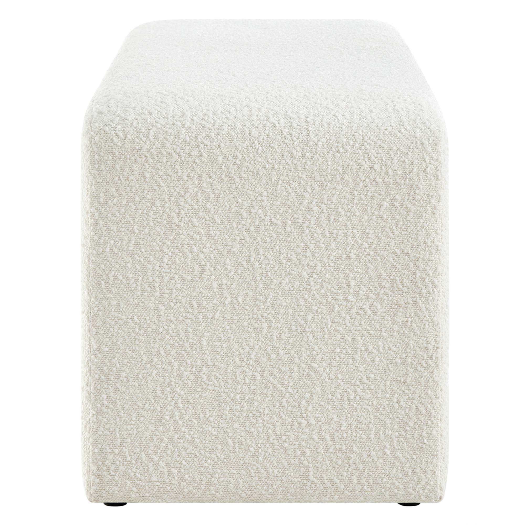 Simba Boucle Fabric Waterfall Long Bench by Modway - Best Buy Furniture