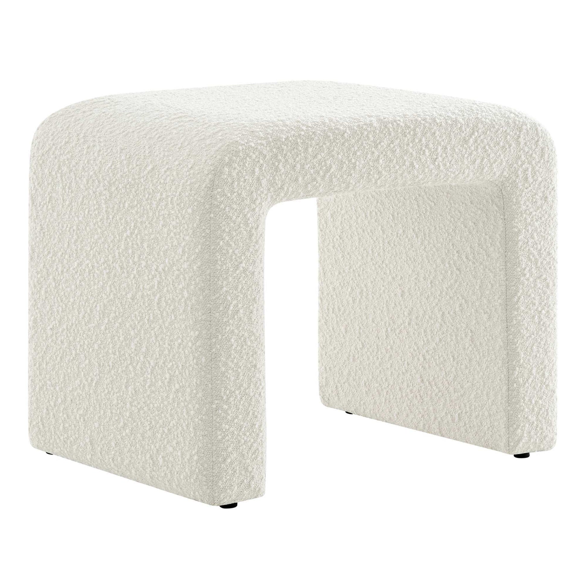 Simba Boucle Fabric Waterfall Stool by Modway - Best Buy Furniture