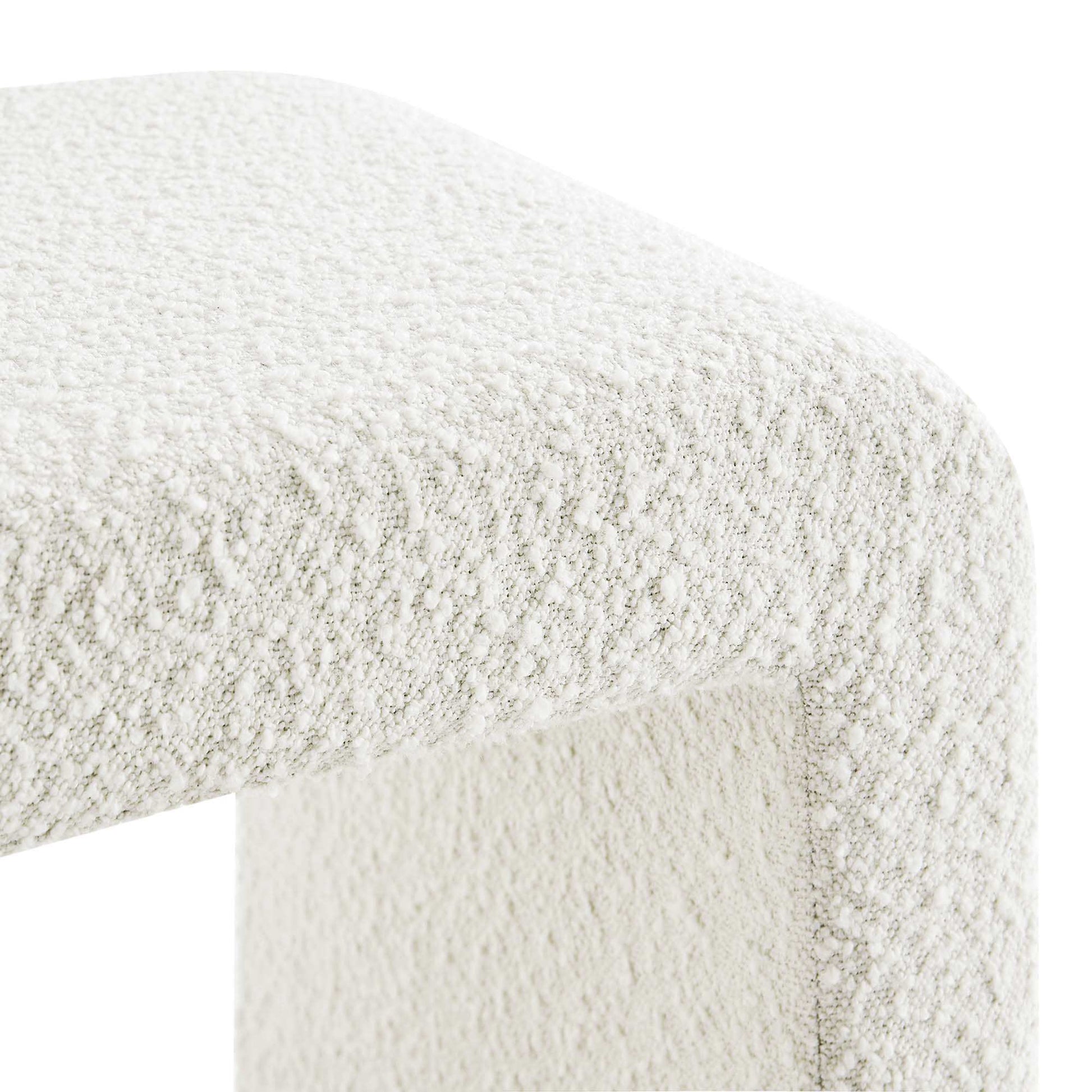 Simba Boucle Fabric Waterfall Stool by Modway - Best Buy Furniture