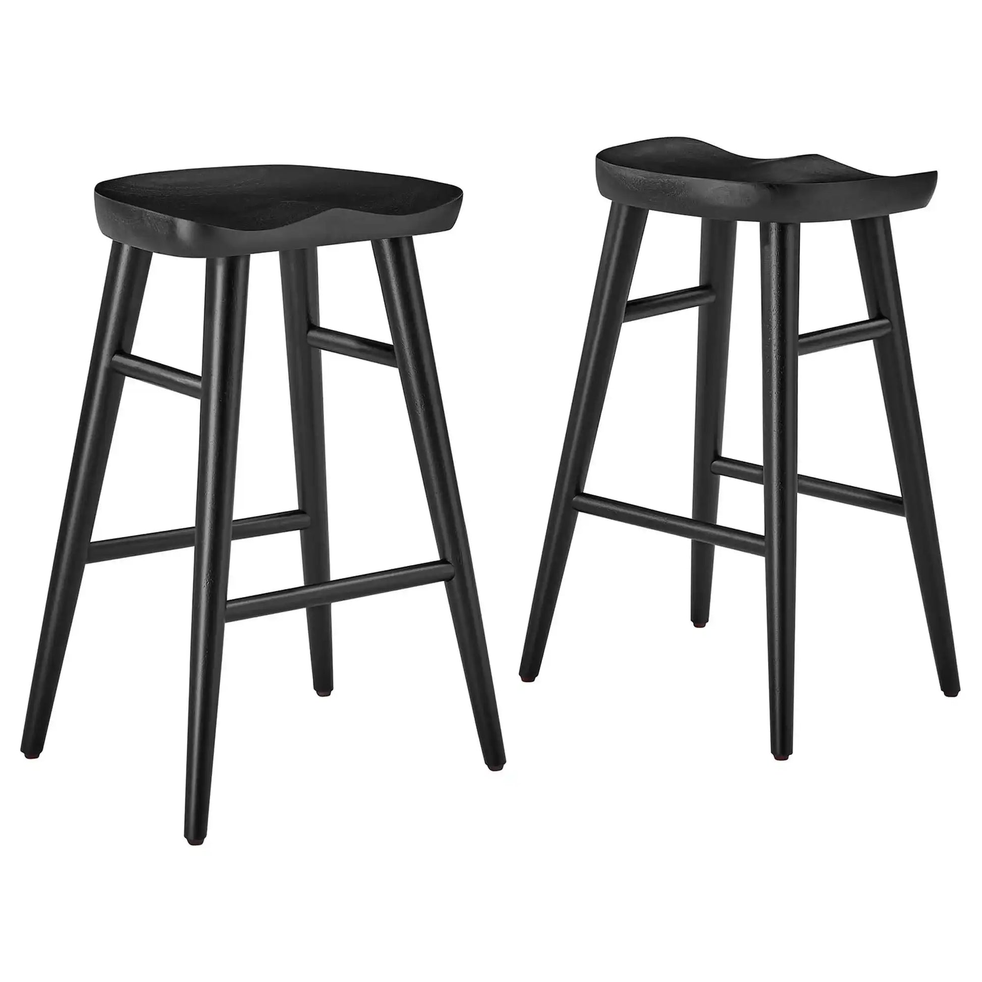 Saville Backless Wood Counter Stools Set of 2 by Modway - Best Buy Furniture