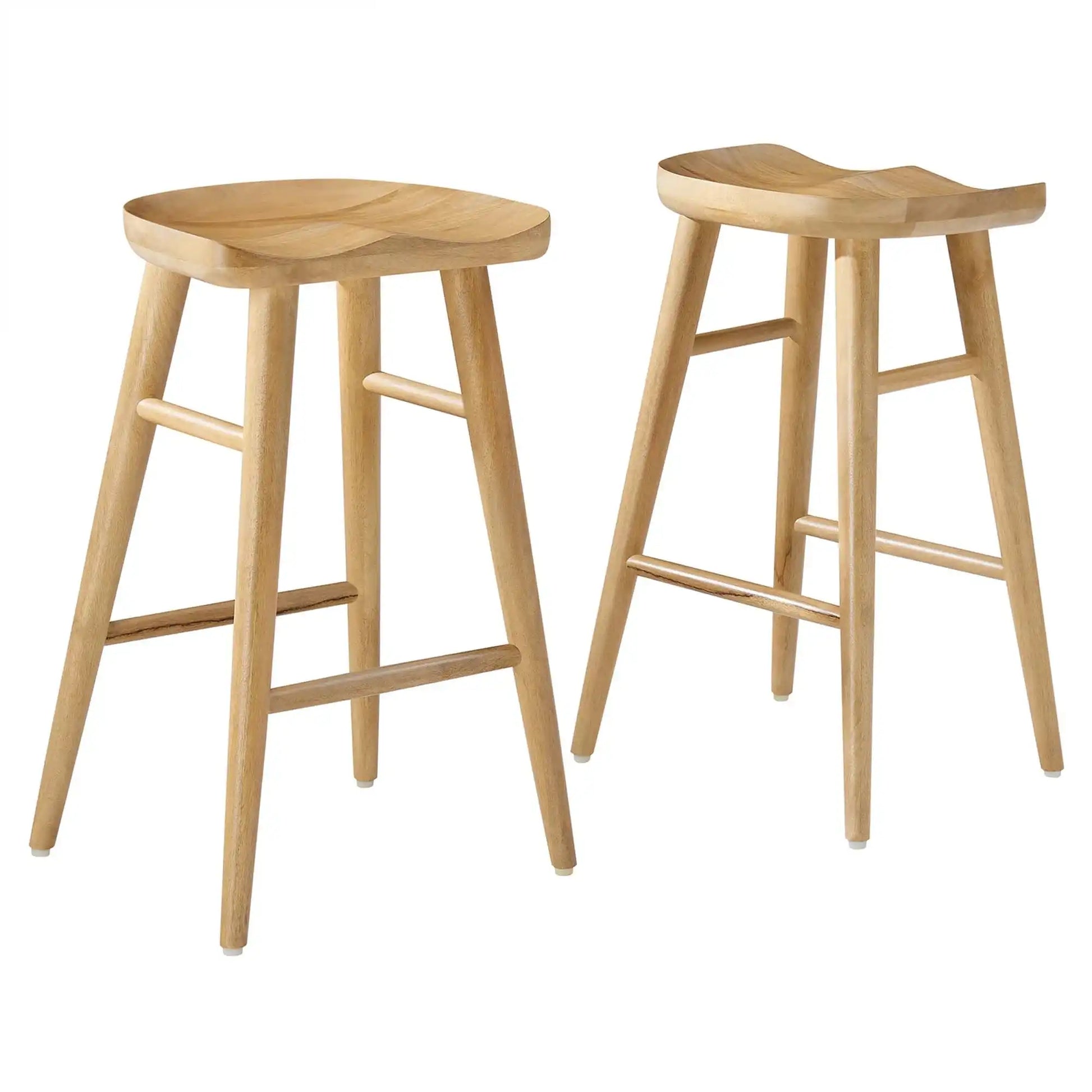 Saville Backless Wood Counter Stools Set of 2 by Modway - Best Buy Furniture