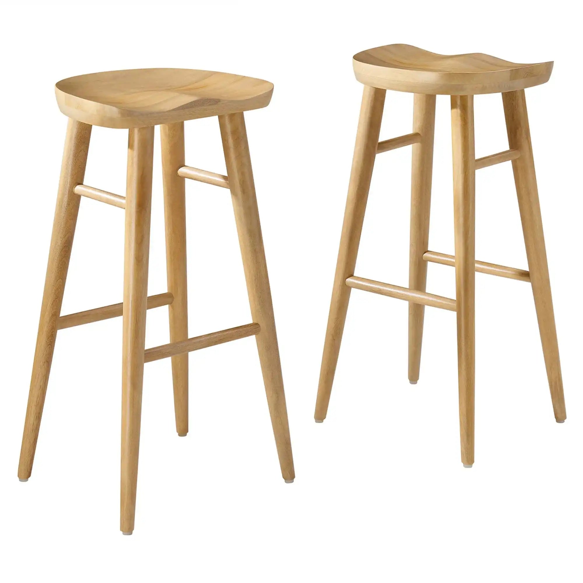 Saville Backless Wood Bar Stools Set of 2 by Modway - Best Buy Furniture