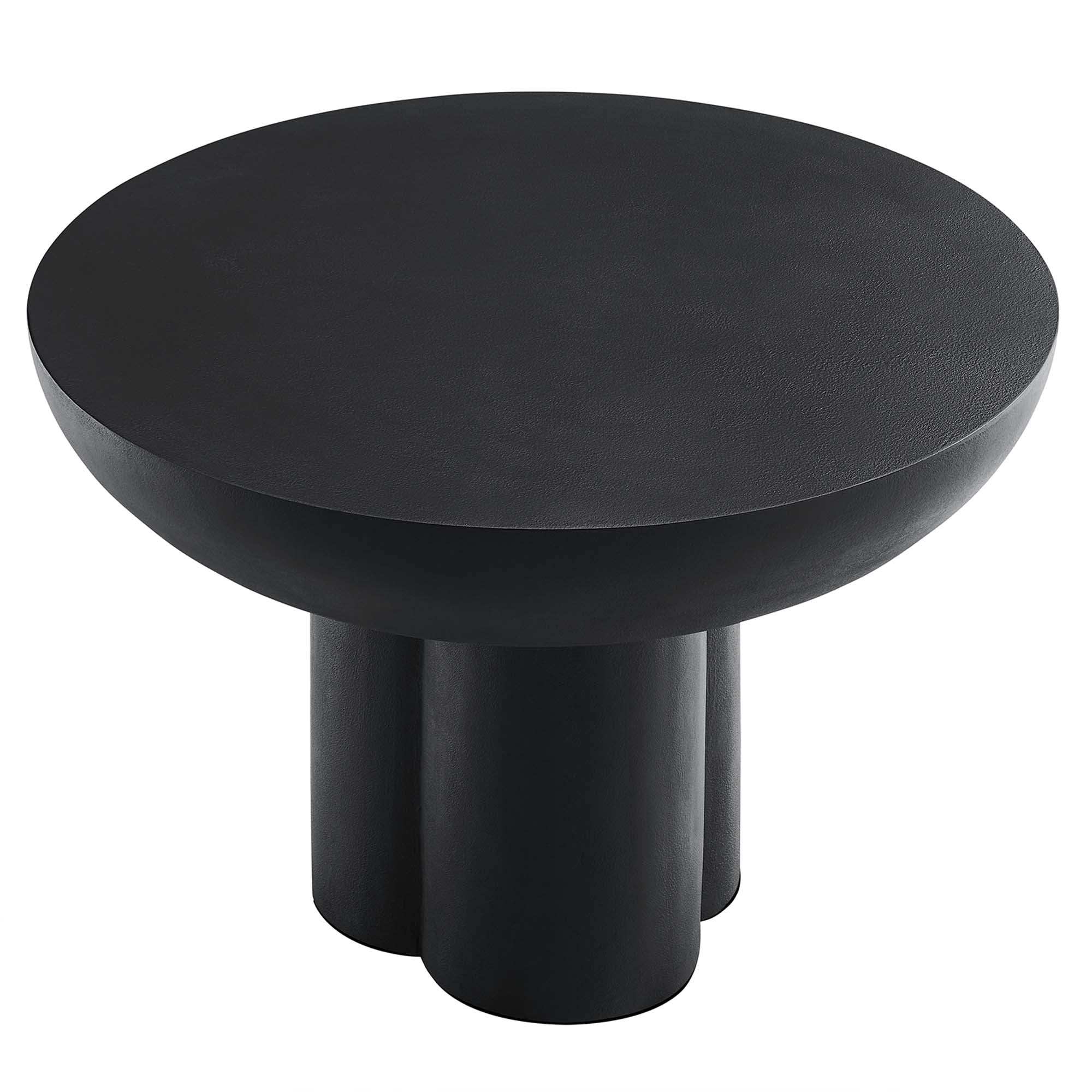 Caspian Round Concrete Coffee Table by Modway - Best Buy Furniture