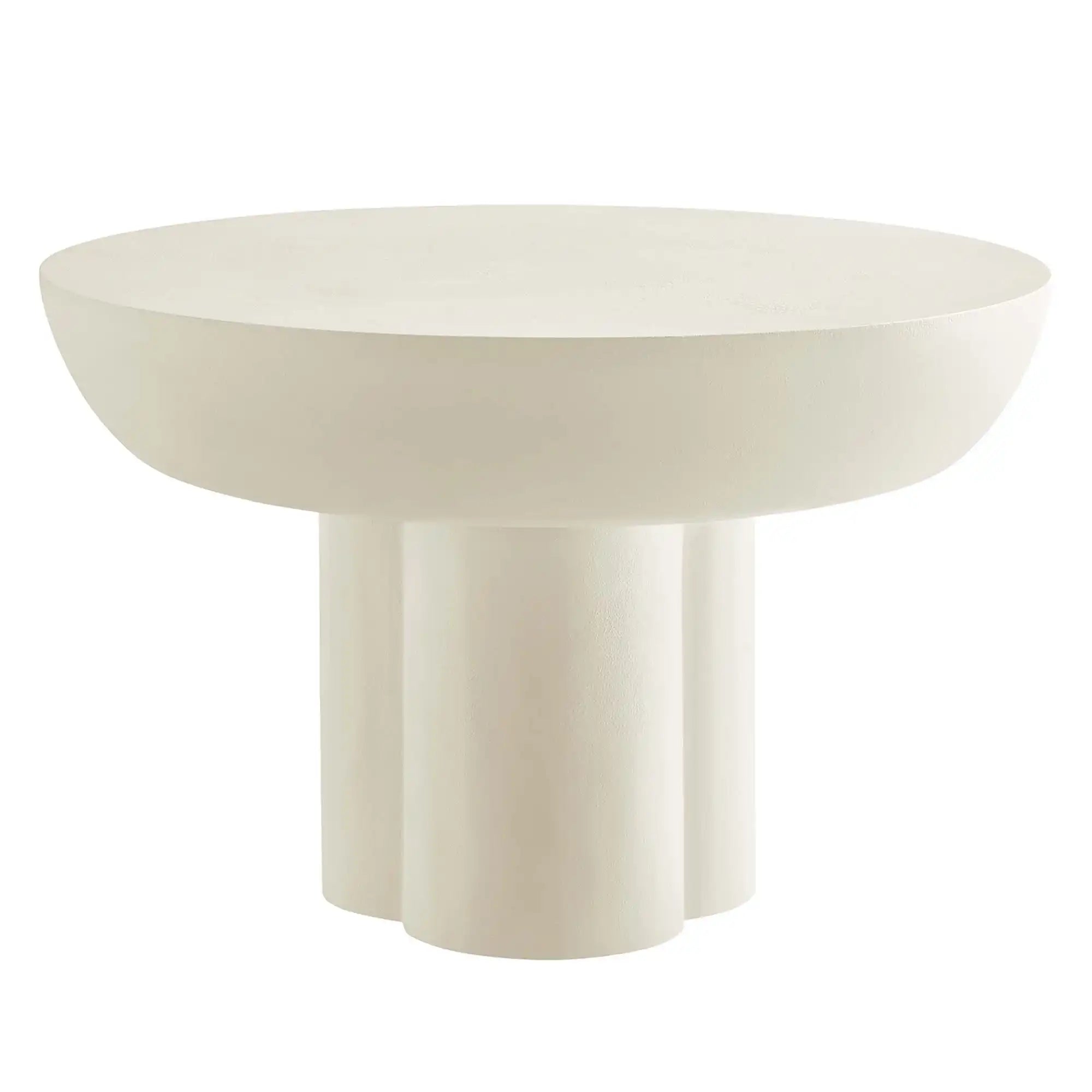 Caspian Round Concrete Coffee Table by Modway - Best Buy Furniture