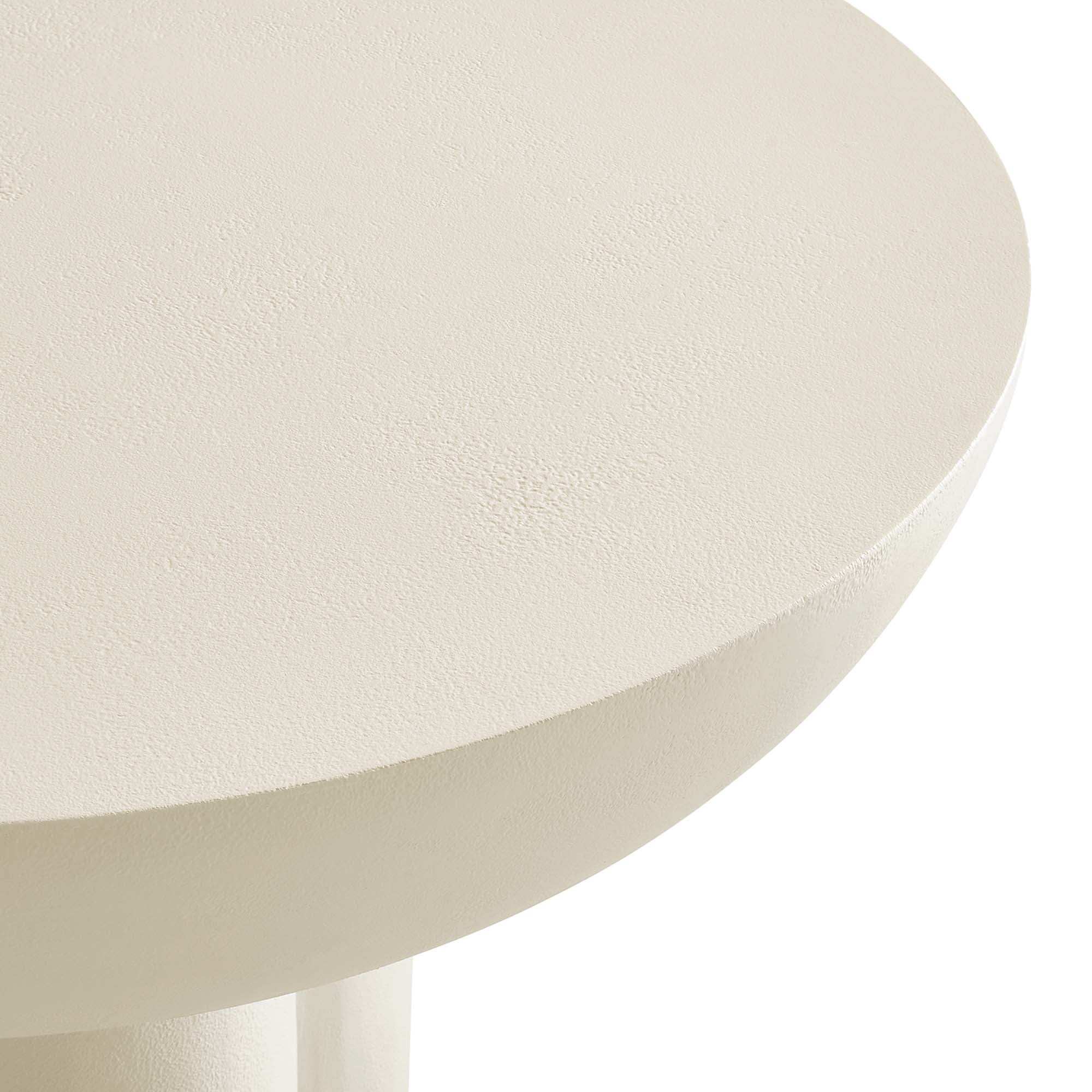 Caspian Round Concrete Coffee Table by Modway - Best Buy Furniture