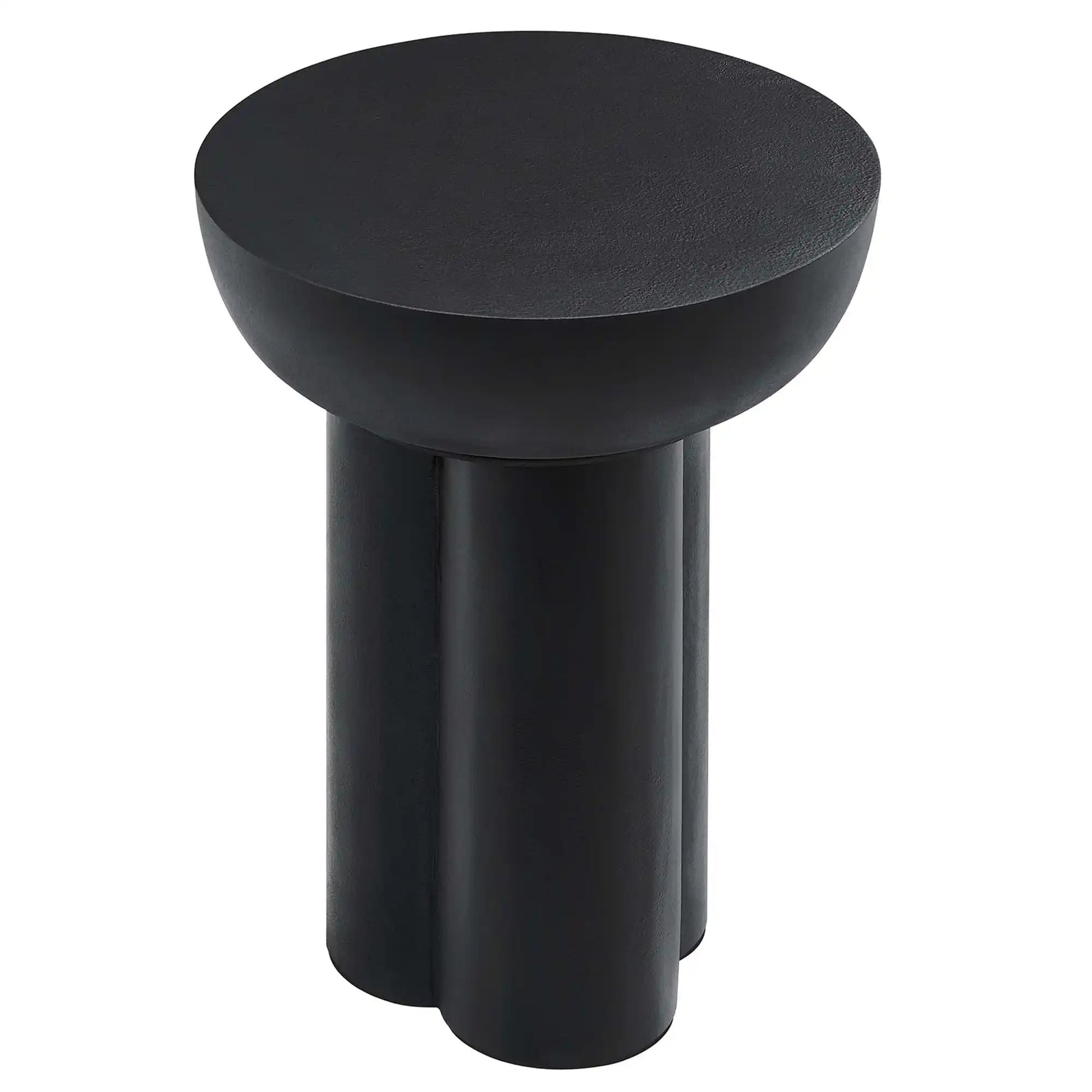 Caspian Round Concrete Side Table by Modway - Best Buy Furniture