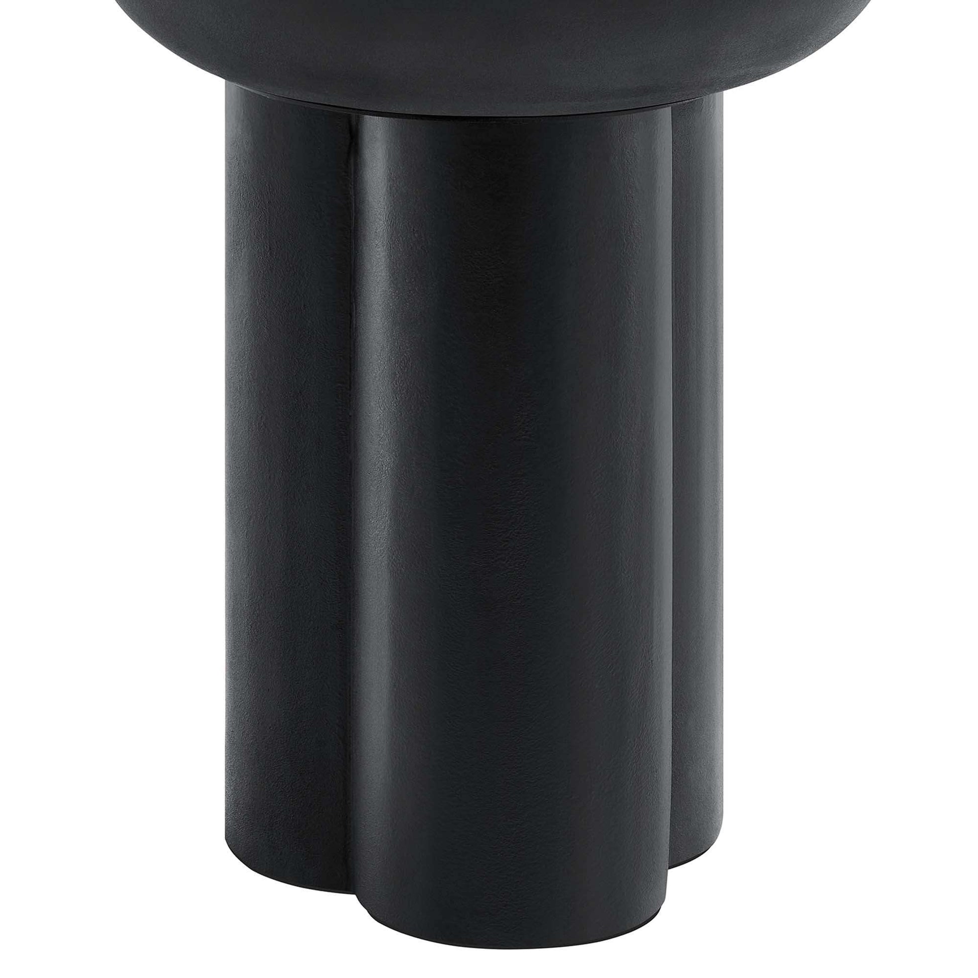 Caspian Round Concrete Side Table by Modway - Best Buy Furniture