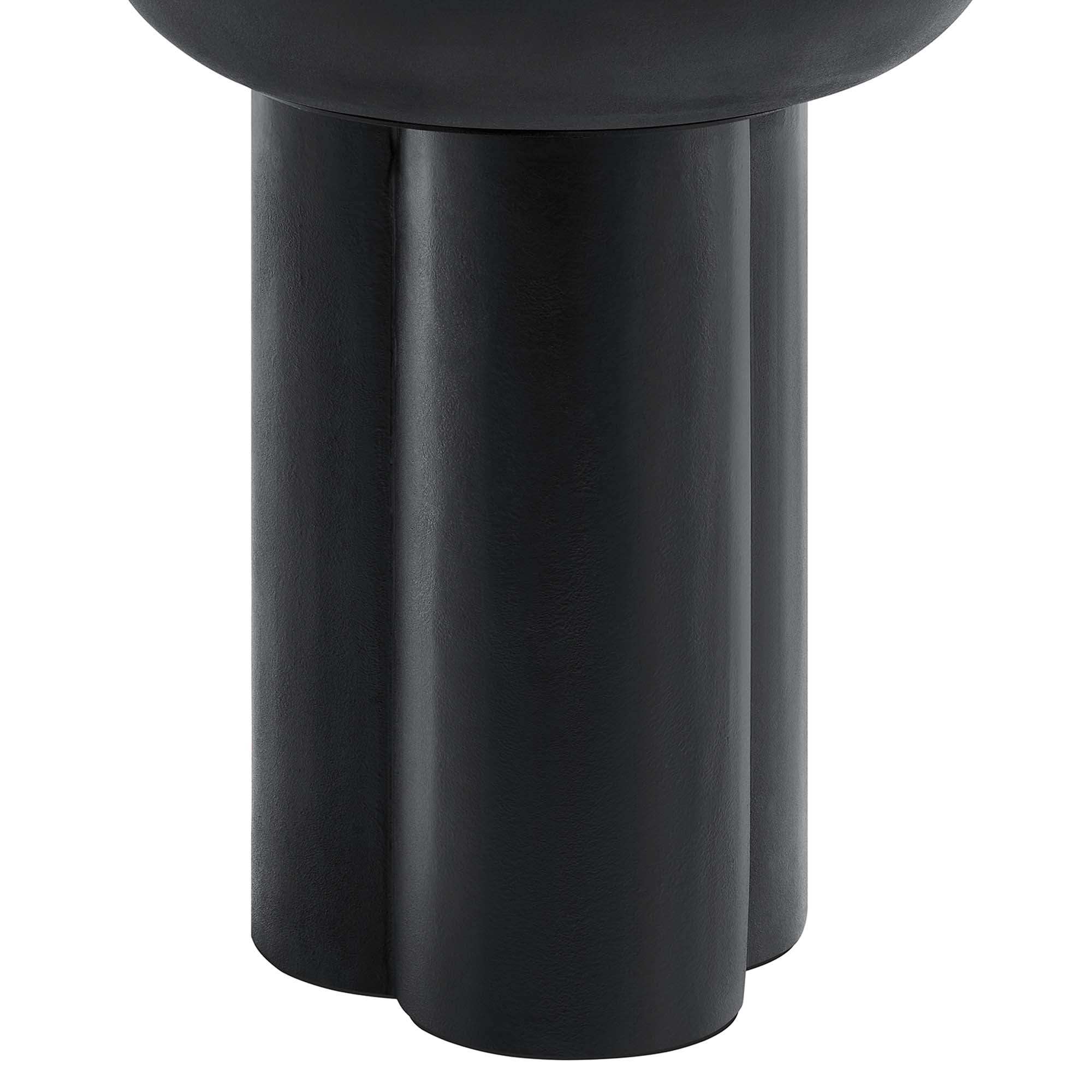 Caspian Round Concrete Side Table by Modway - Best Buy Furniture