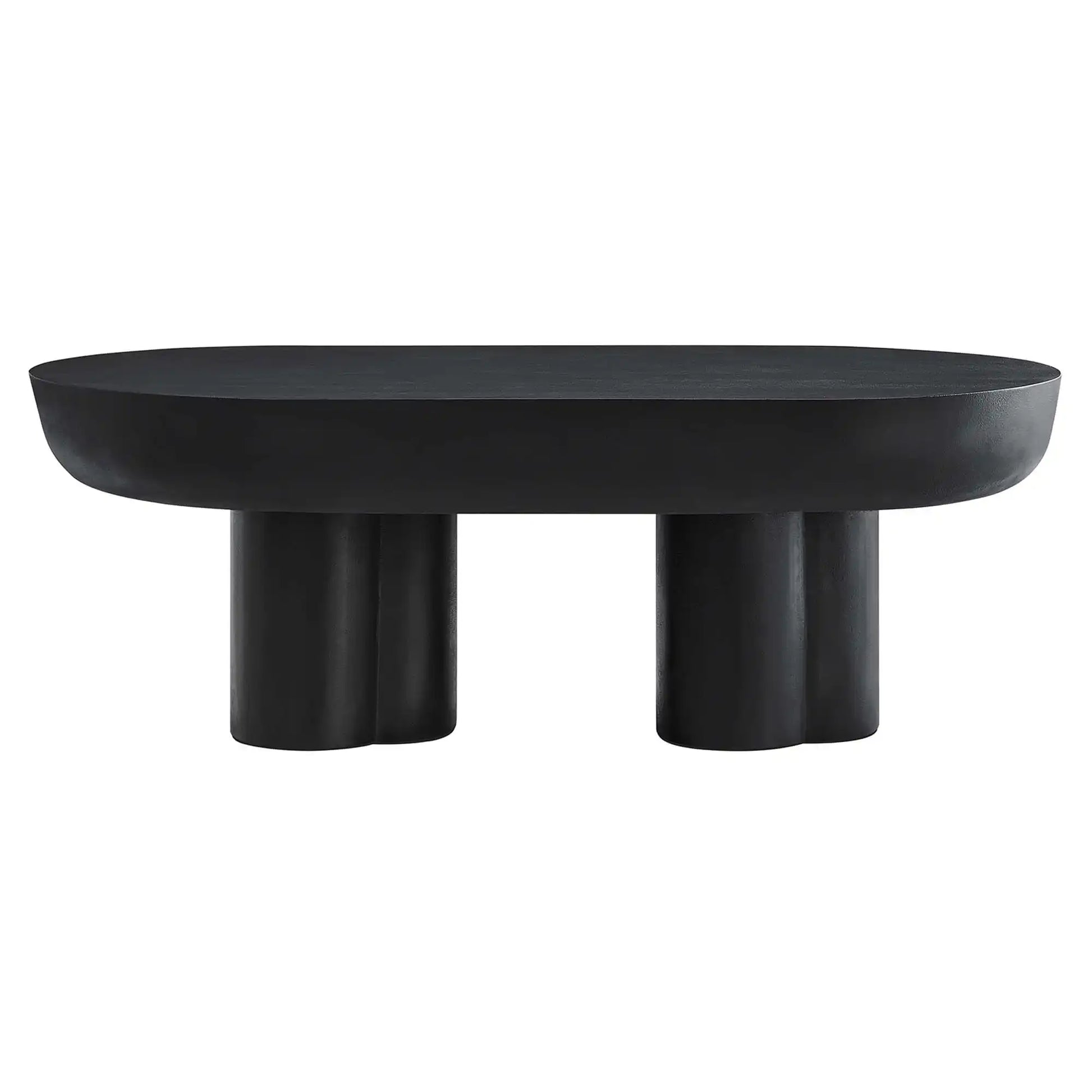 Caspian Oval Concrete Coffee Table by Modway - Best Buy Furniture