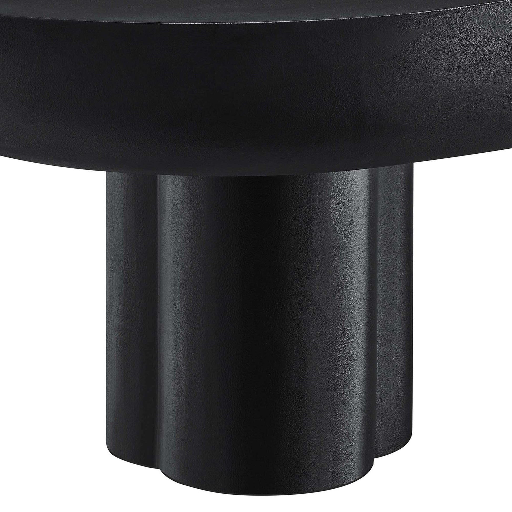 Caspian Oval Concrete Coffee Table by Modway - Best Buy Furniture