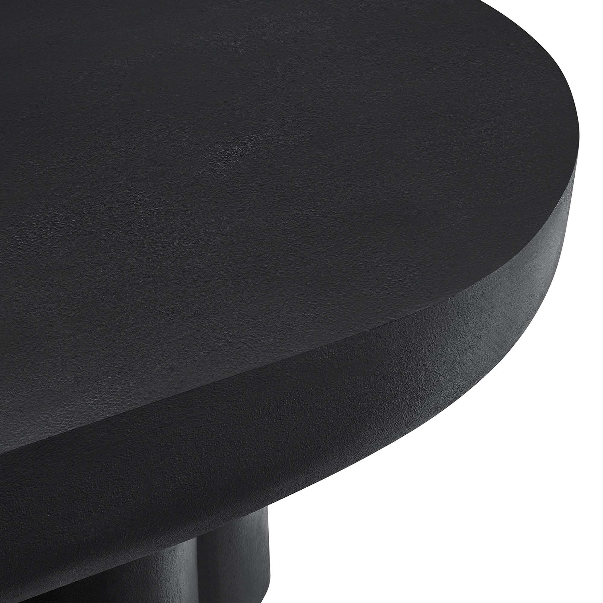 Caspian Oval Concrete Coffee Table by Modway - Best Buy Furniture