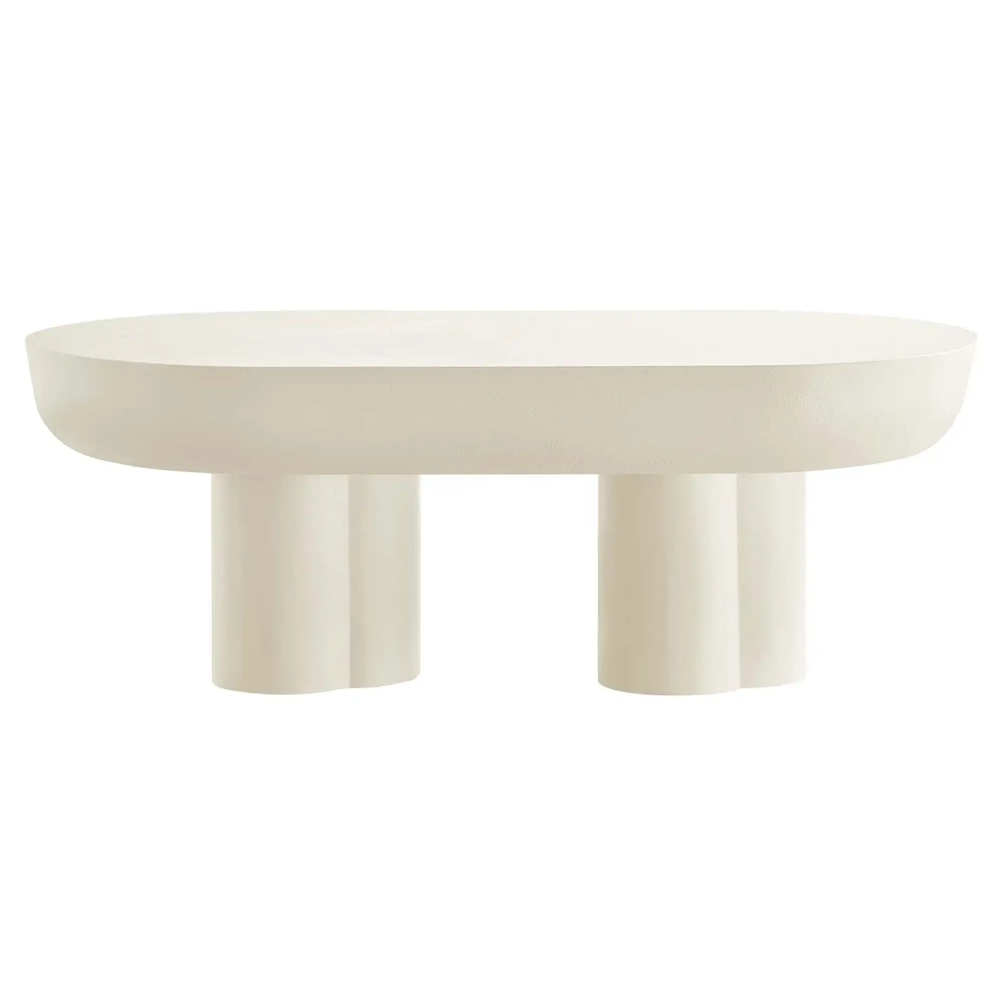 Caspian Oval Concrete Coffee Table by Modway - Best Buy Furniture