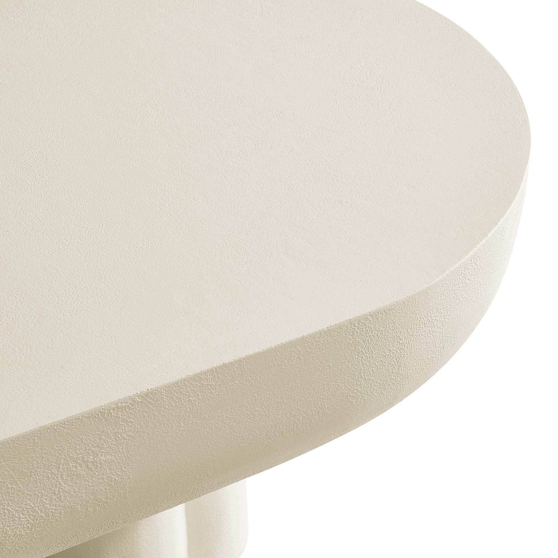Caspian Oval Concrete Coffee Table by Modway - Best Buy Furniture