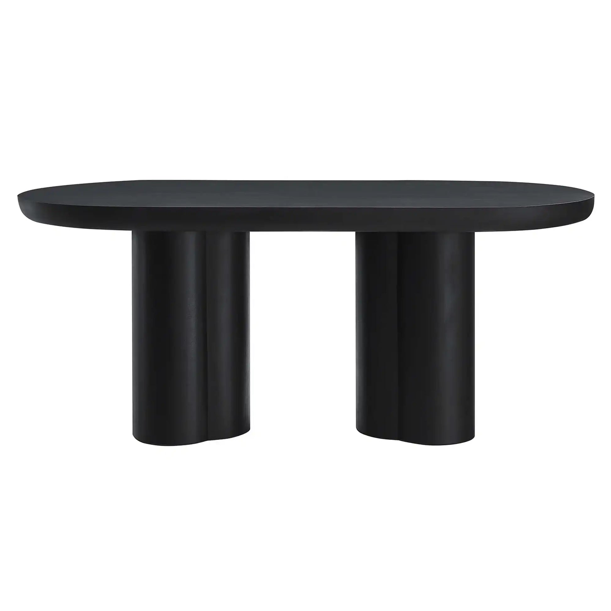 Caspian 72" Oval Concrete Dining Table by Modway - Best Buy Furniture