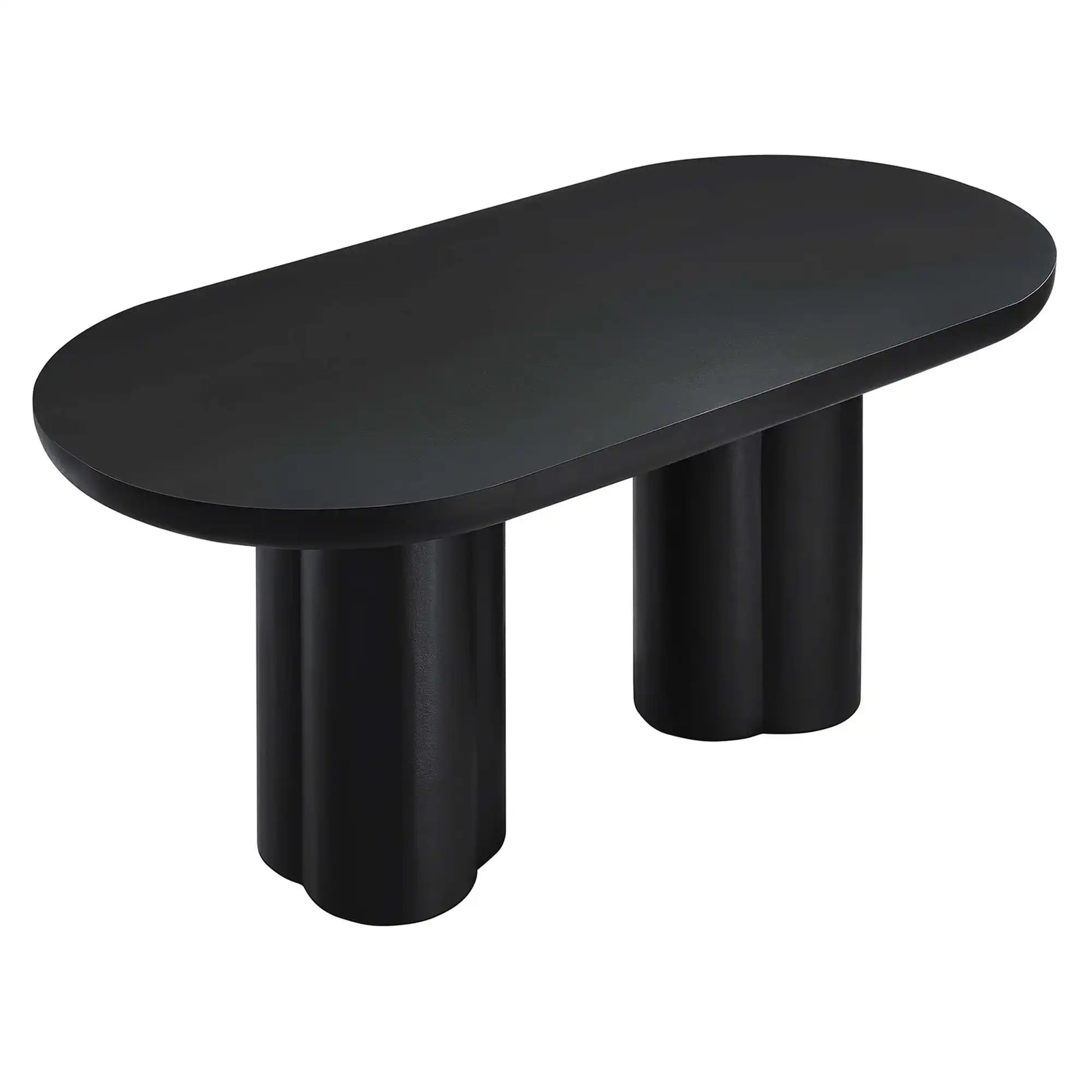 Caspian 72" Oval Concrete Dining Table by Modway - Best Buy Furniture