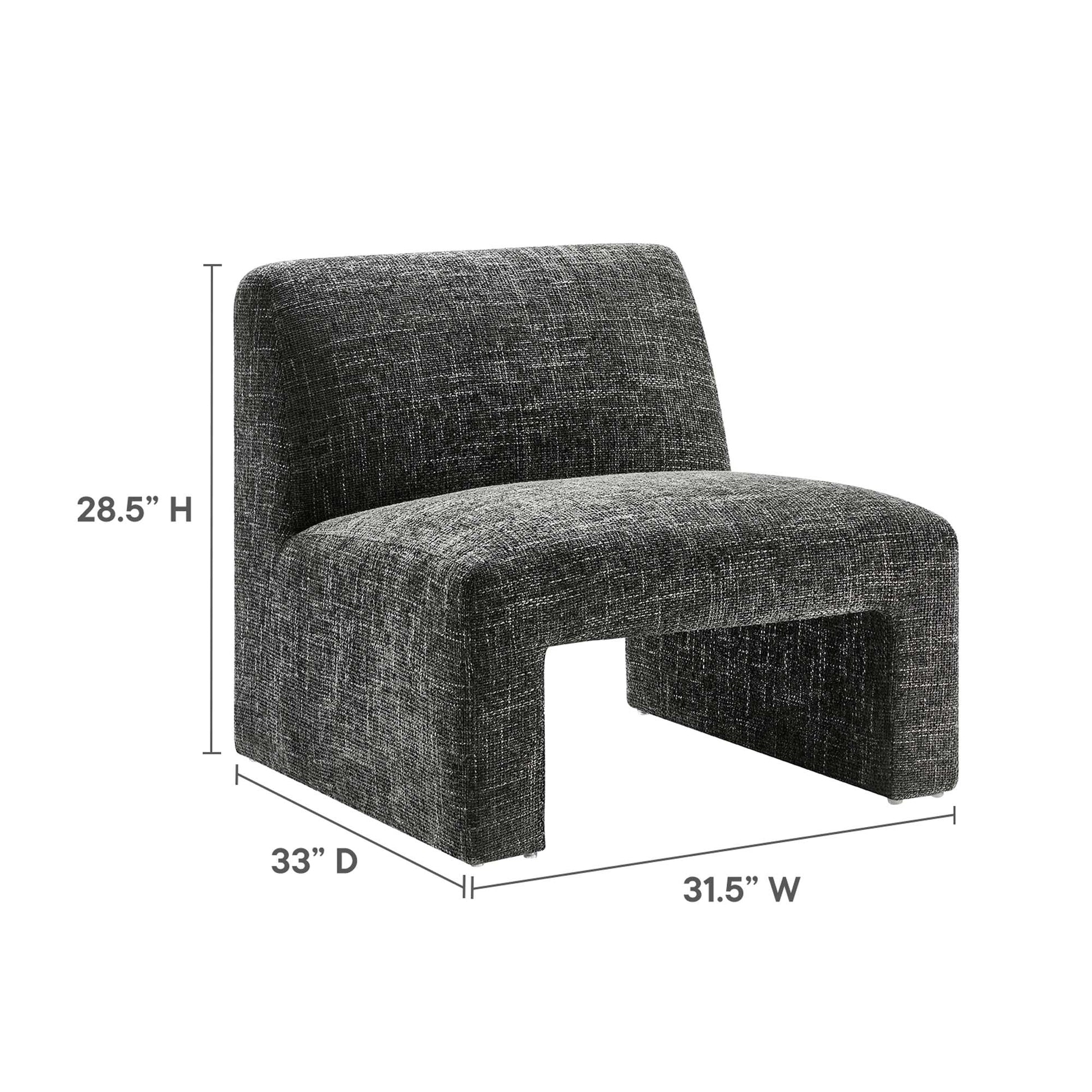Amita Chenille Upholstered Accent Chair by Modway - Best Buy Furniture