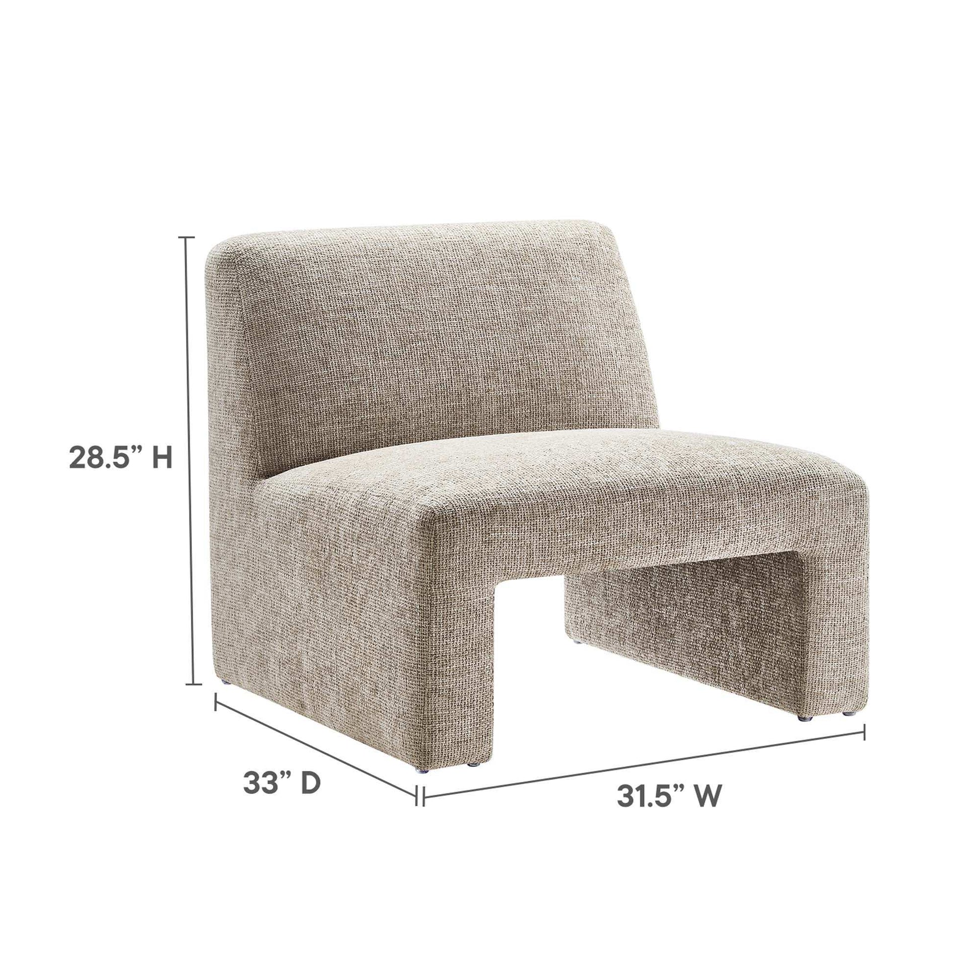 Amita Chenille Upholstered Accent Chair by Modway - Best Buy Furniture
