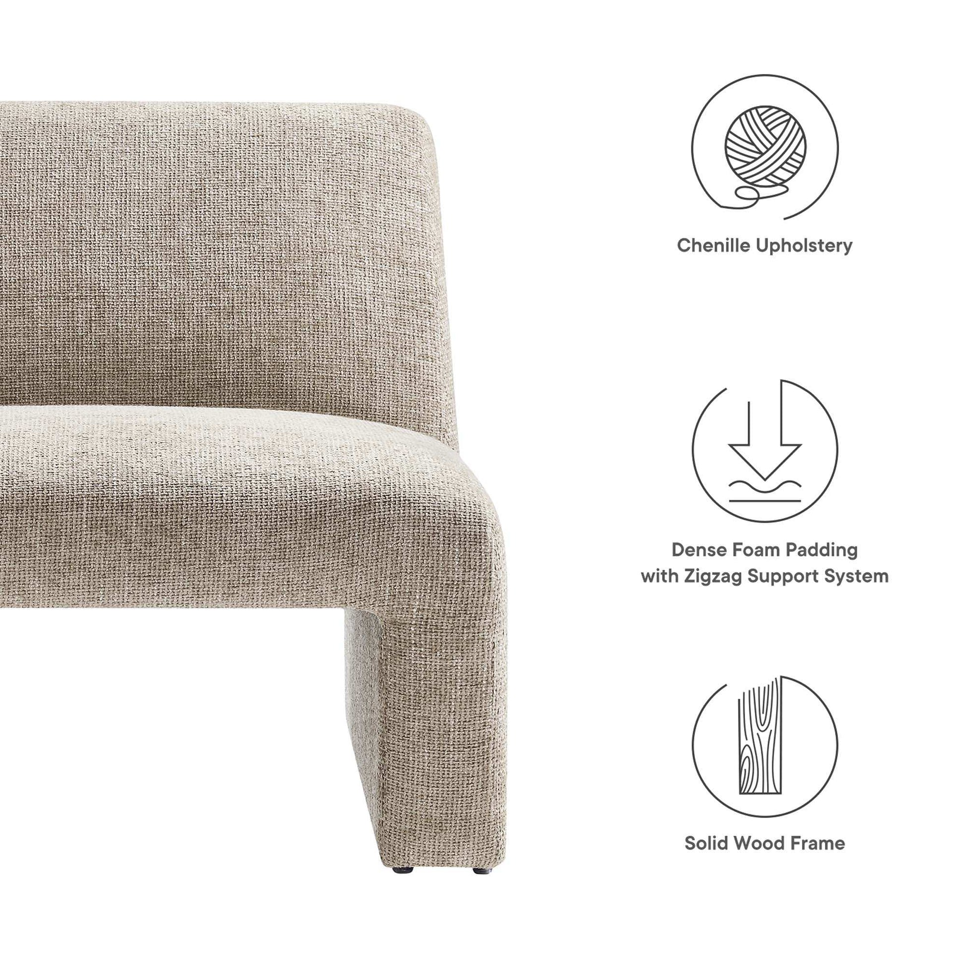 Amita Chenille Upholstered Accent Chair by Modway - Best Buy Furniture