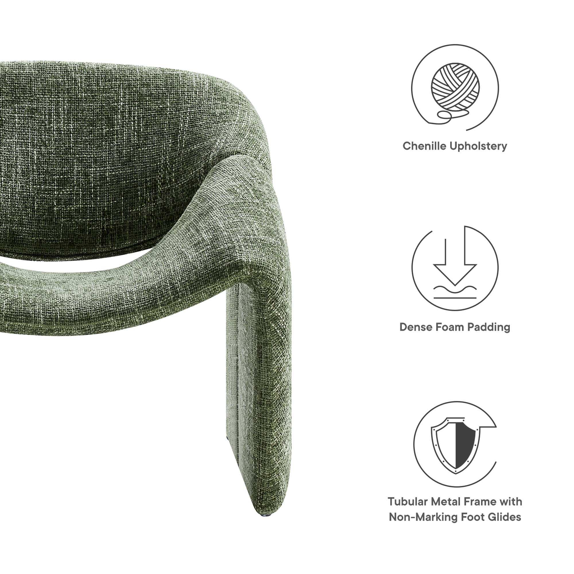 Vivi Chenille Upholstered Accent Chair by Modway - Best Buy Furniture