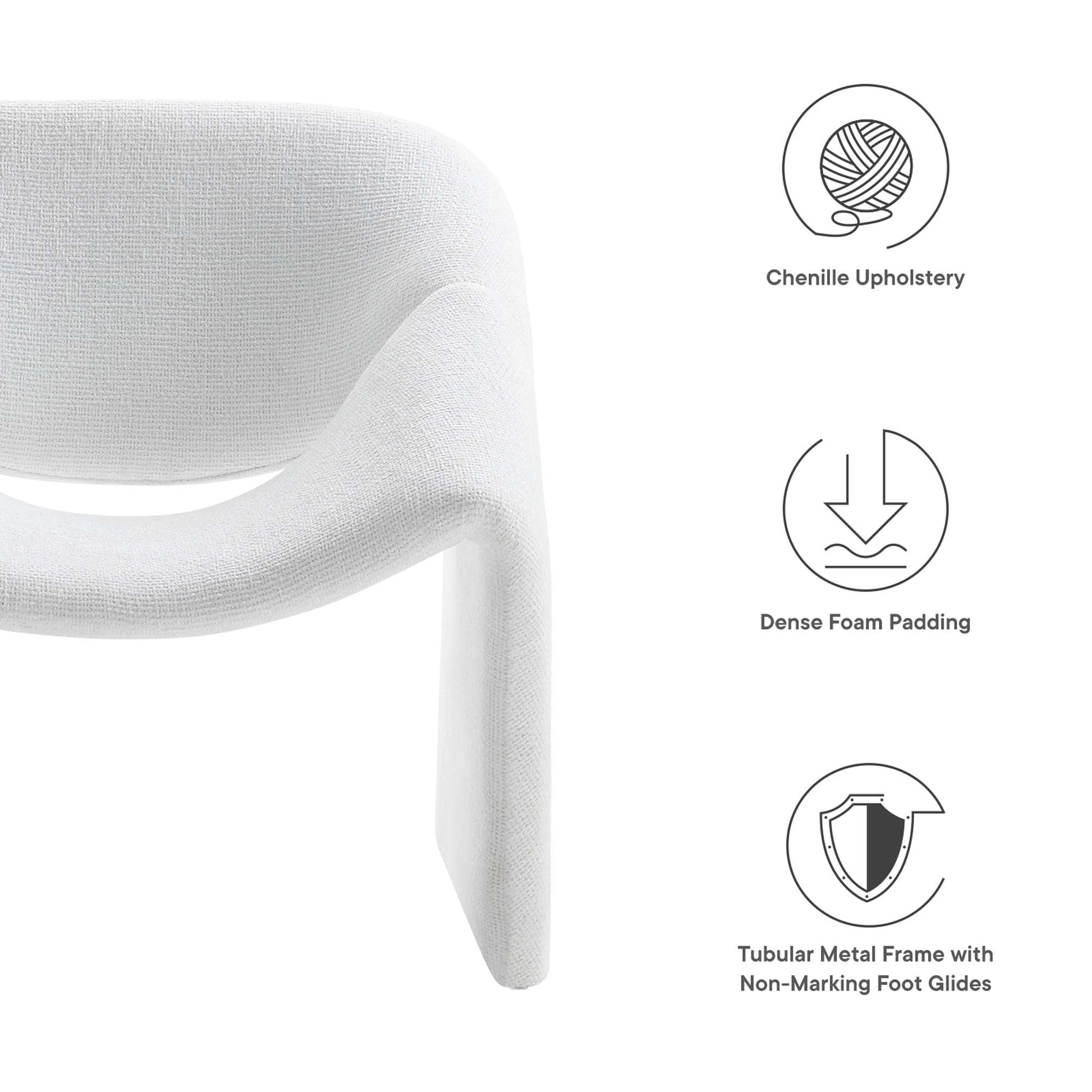 Vivi Chenille Upholstered Accent Chair by Modway - Best Buy Furniture
