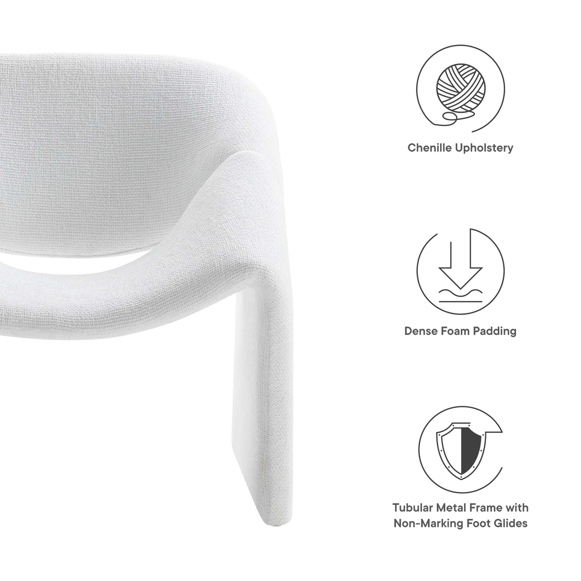 Vivi Chenille Upholstered Accent Chair by Modway - Best Buy Furniture