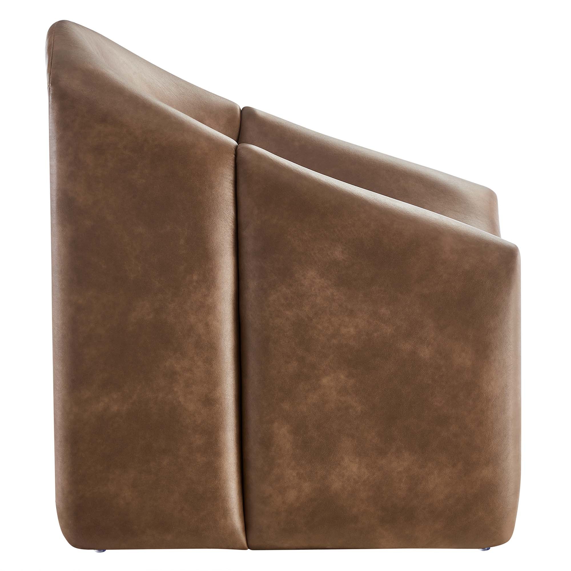 Vivi Vegan Leather Accent Chair by Modway - Best Buy Furniture