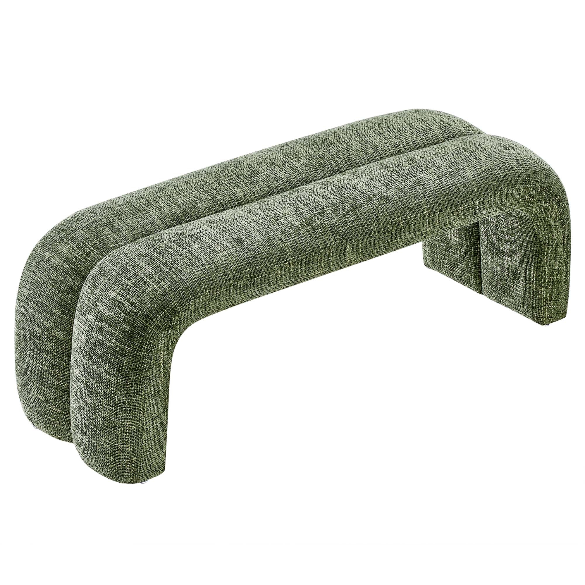 Dax 50.5" Chenille Upholstered Accent Bench by Modway - Best Buy Furniture