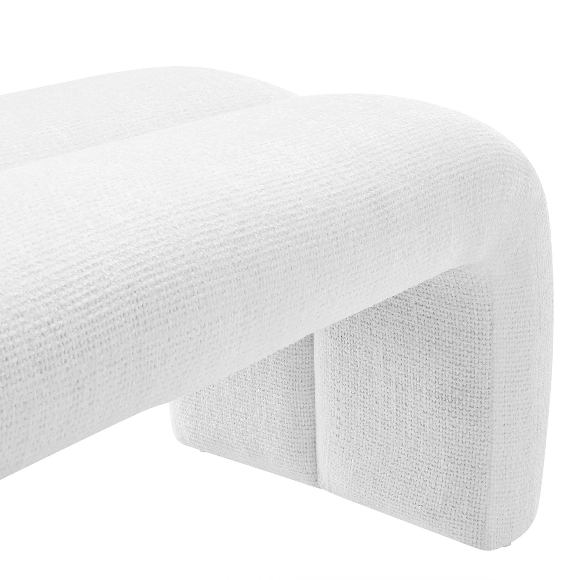 Dax 50.5" Chenille Upholstered Accent Bench by Modway - Best Buy Furniture