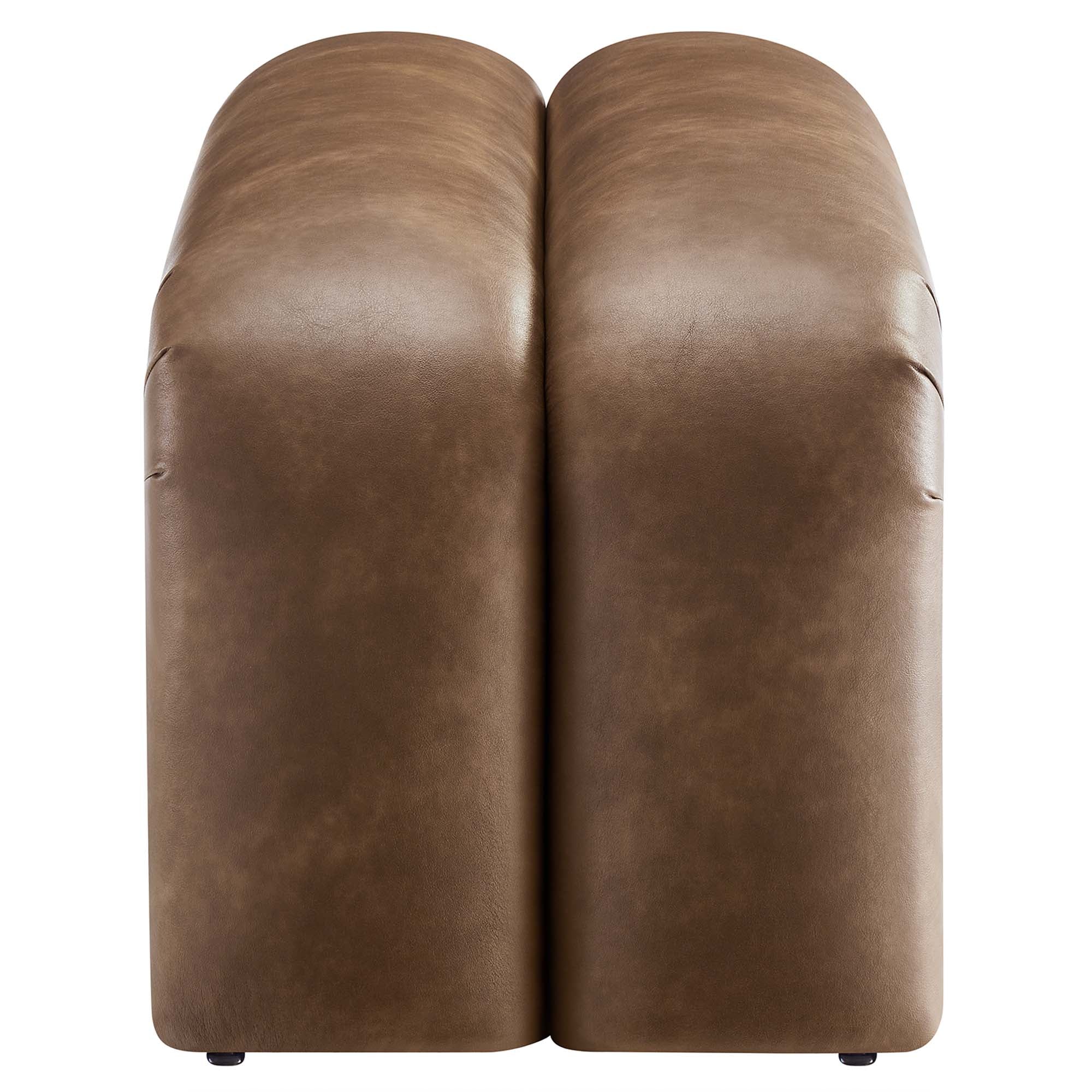 Dax 50.5" Vegan Leather Upholstered Accent Bench by Modway - Best Buy Furniture