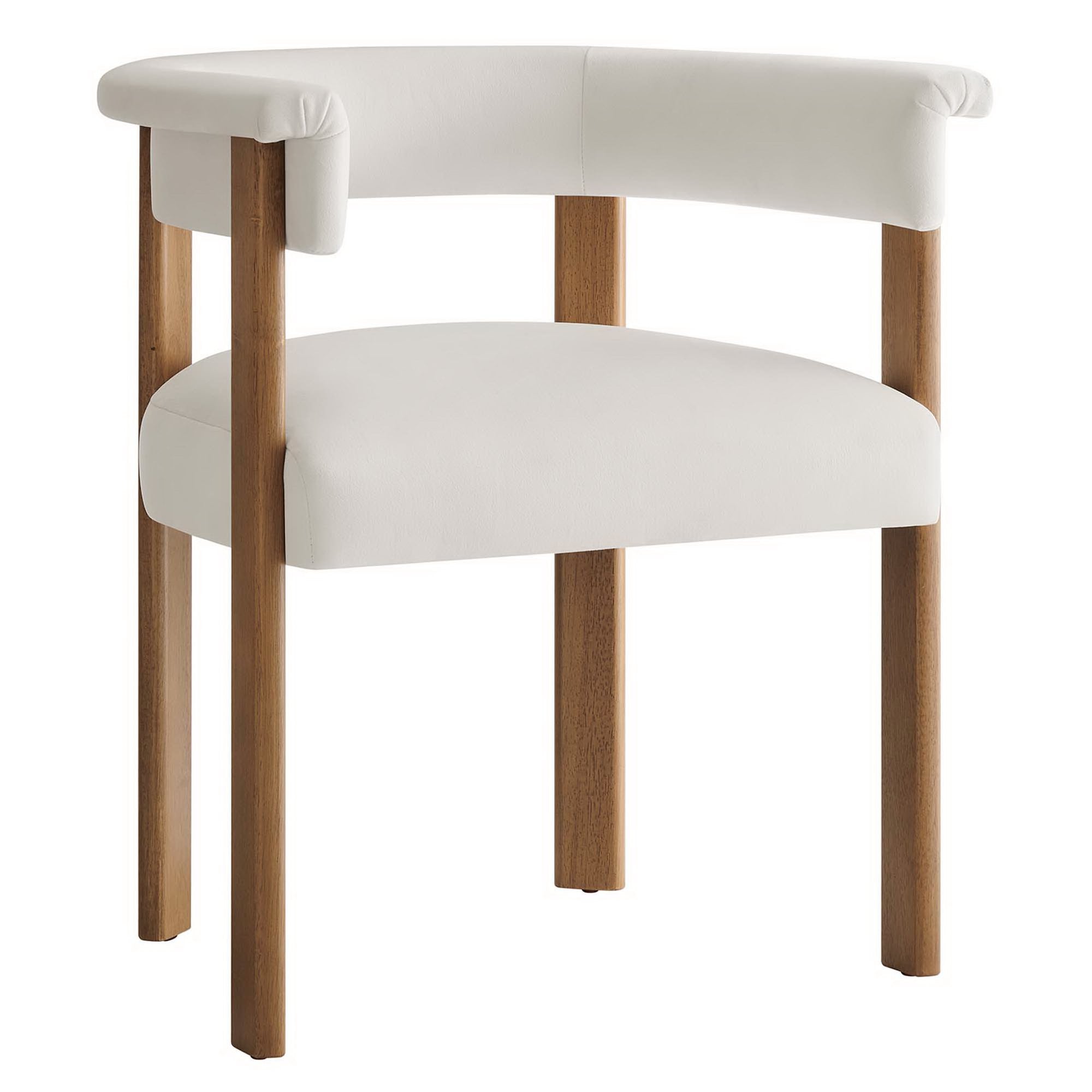 Imogen Performance Velvet Barrel Dining Chairs Set of 2 by Modway - Best Buy Furniture