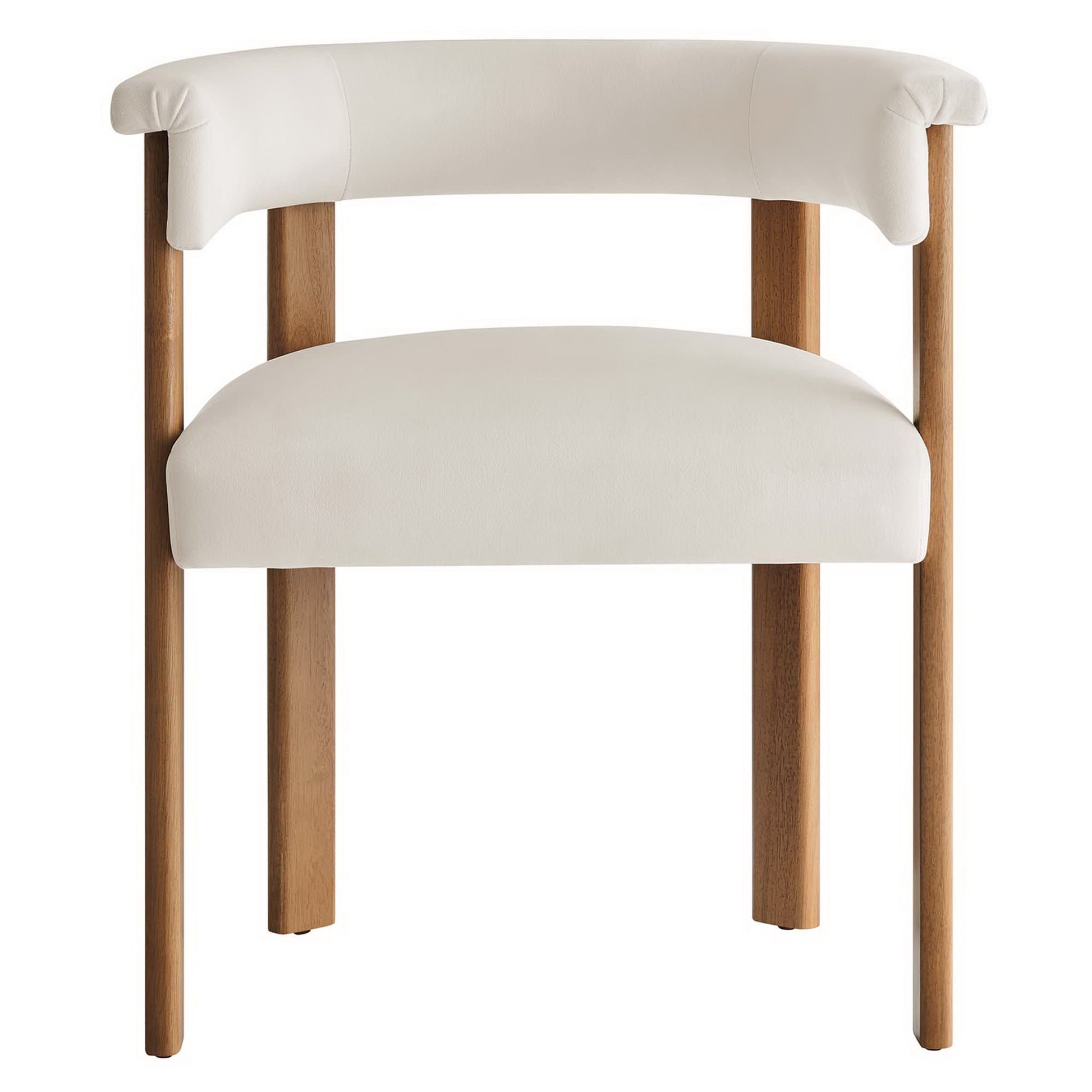 Imogen Performance Velvet Barrel Dining Chairs Set of 2 by Modway - Best Buy Furniture