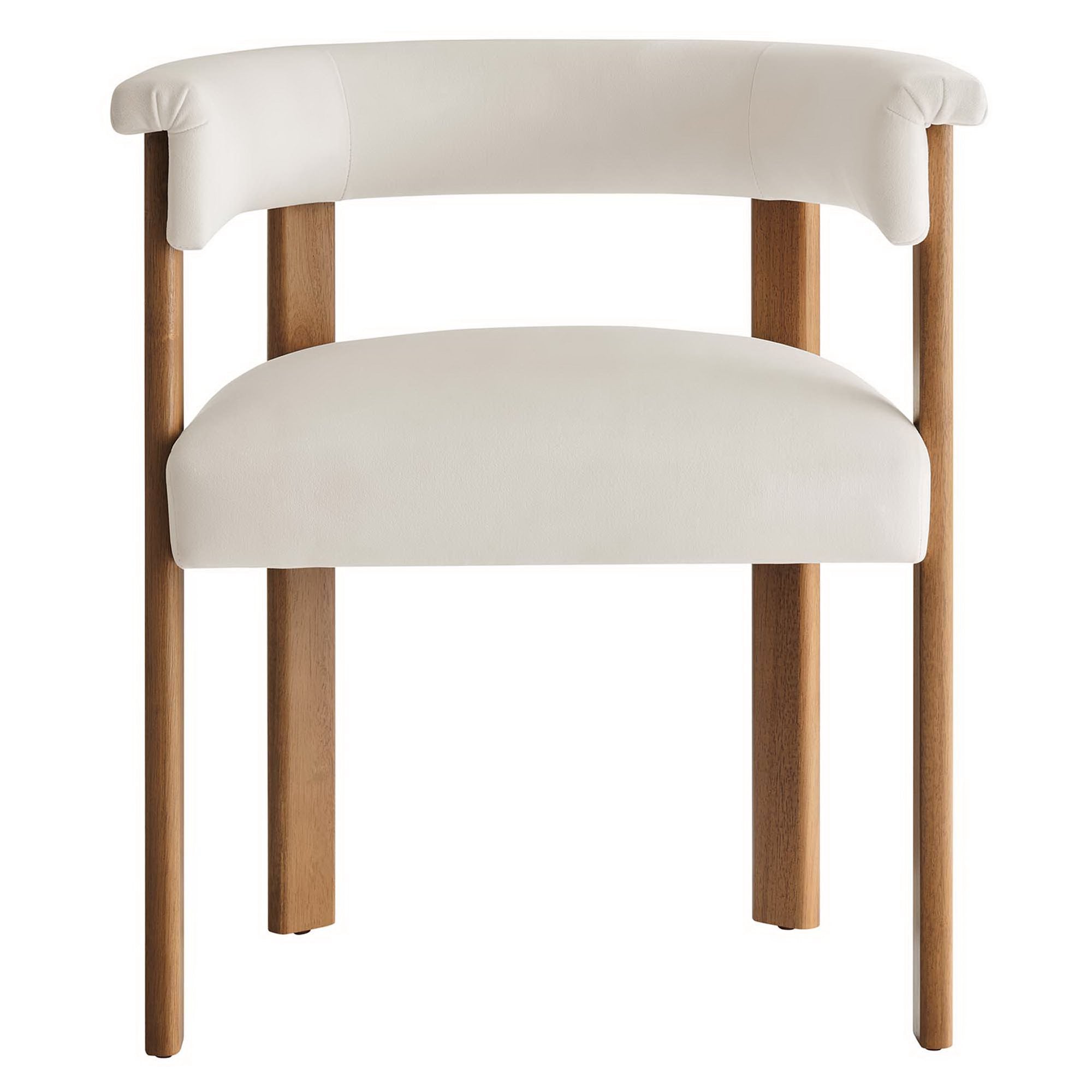Imogen Performance Velvet Barrel Dining Chairs Set of 2 by Modway - Best Buy Furniture