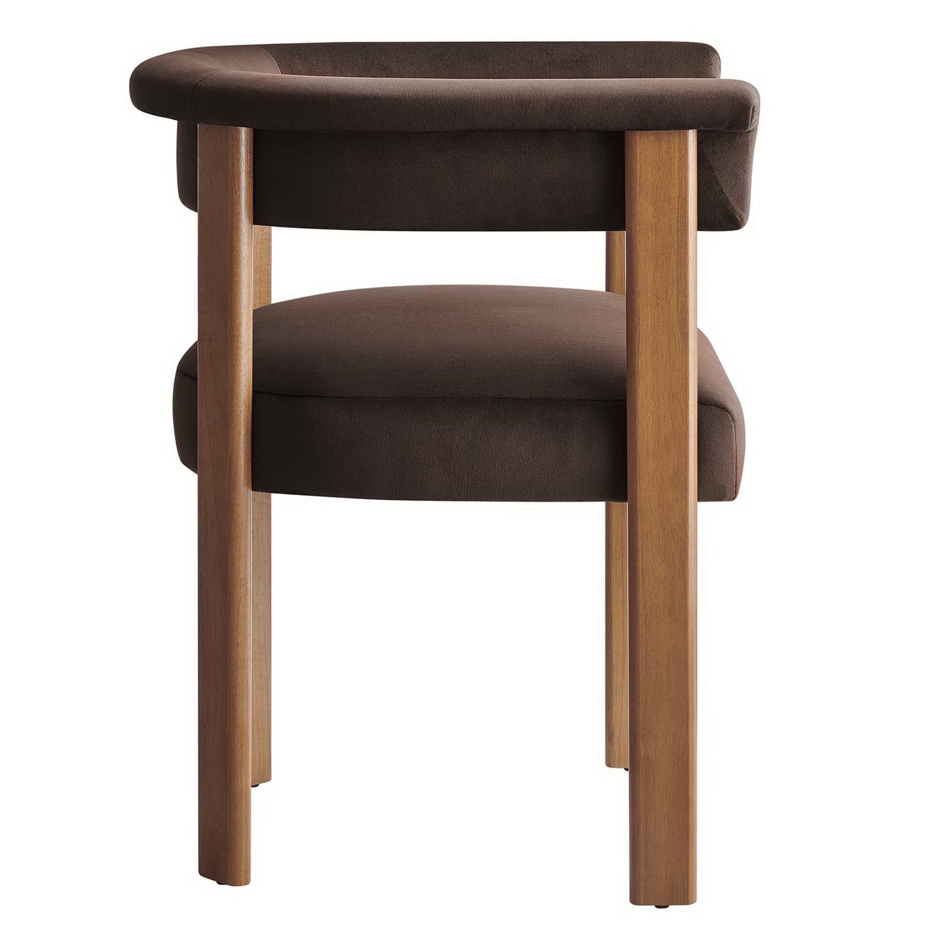 Imogen Performance Velvet Barrel Dining Chairs Set of 2 by Modway - Best Buy Furniture