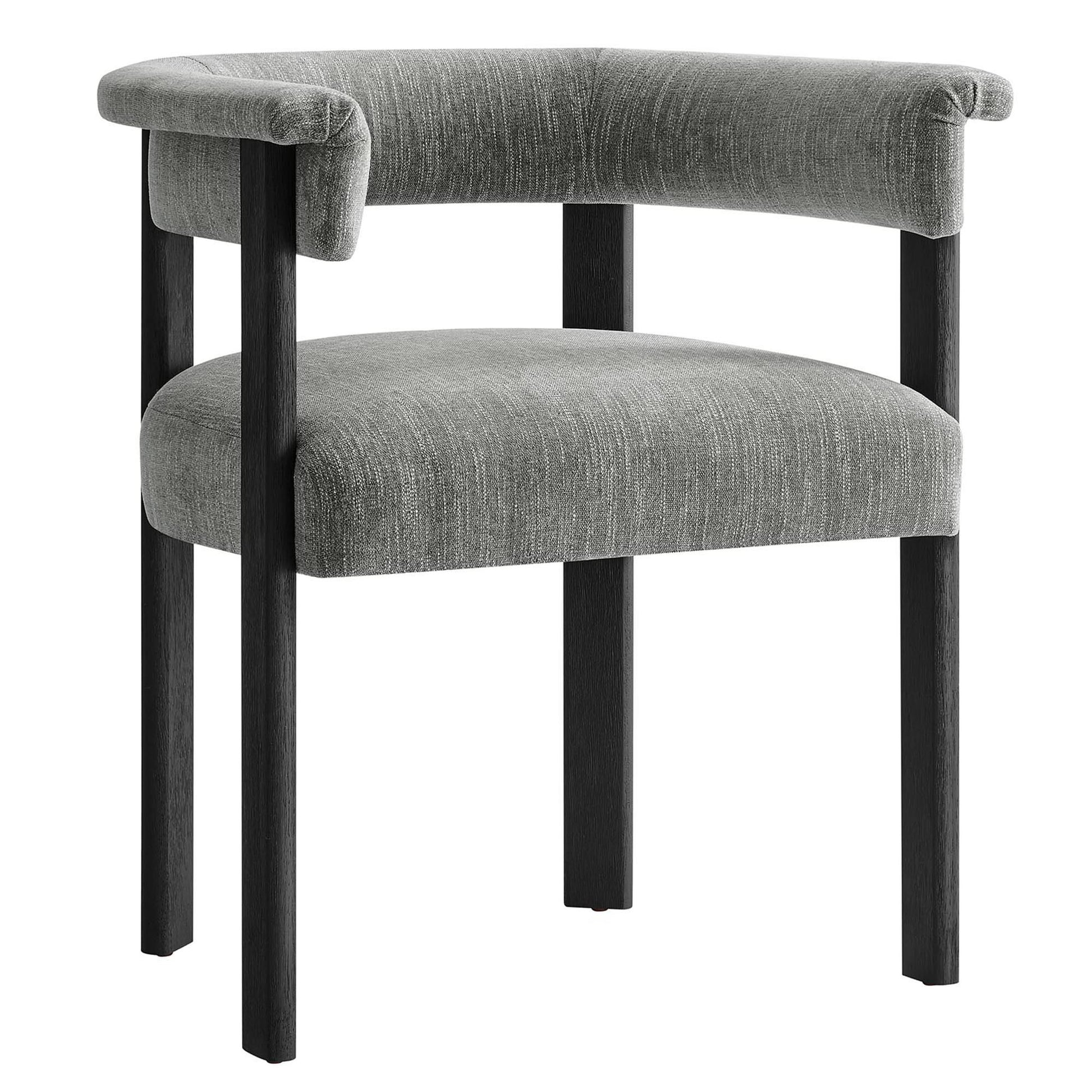 Imogen Fabric Upholstered Barrel Dining Chairs Set of 2 by Modway - Best Buy Furniture