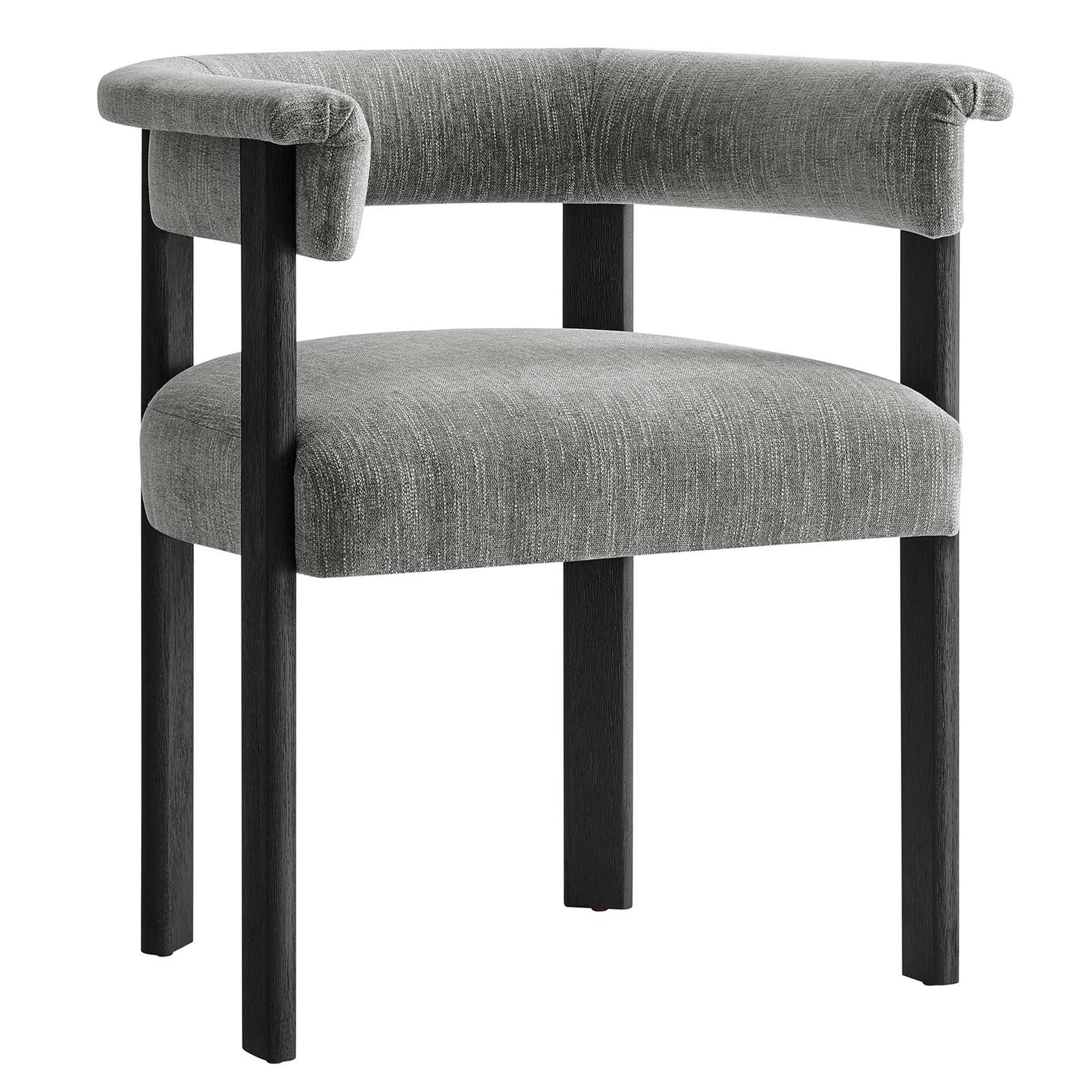 Imogen Fabric Upholstered Barrel Dining Chairs Set of 2 by Modway - Best Buy Furniture