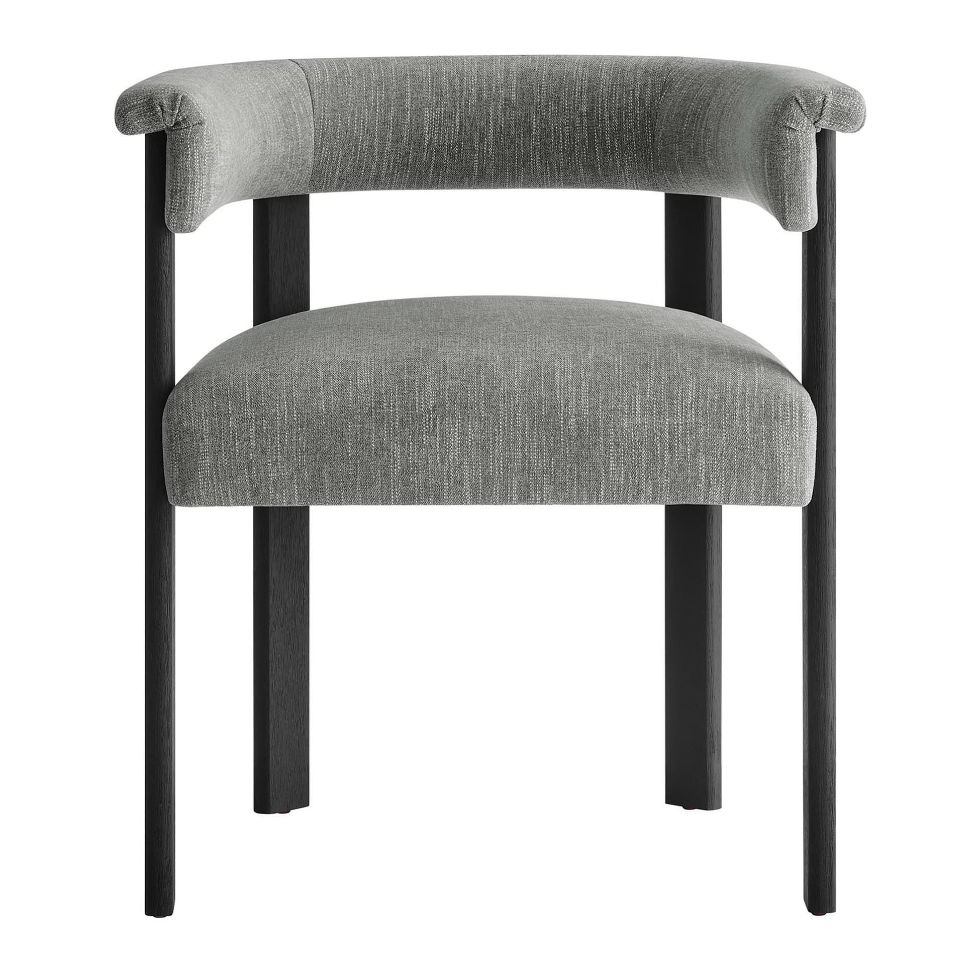 Imogen Fabric Upholstered Barrel Dining Chairs Set of 2 by Modway - Best Buy Furniture