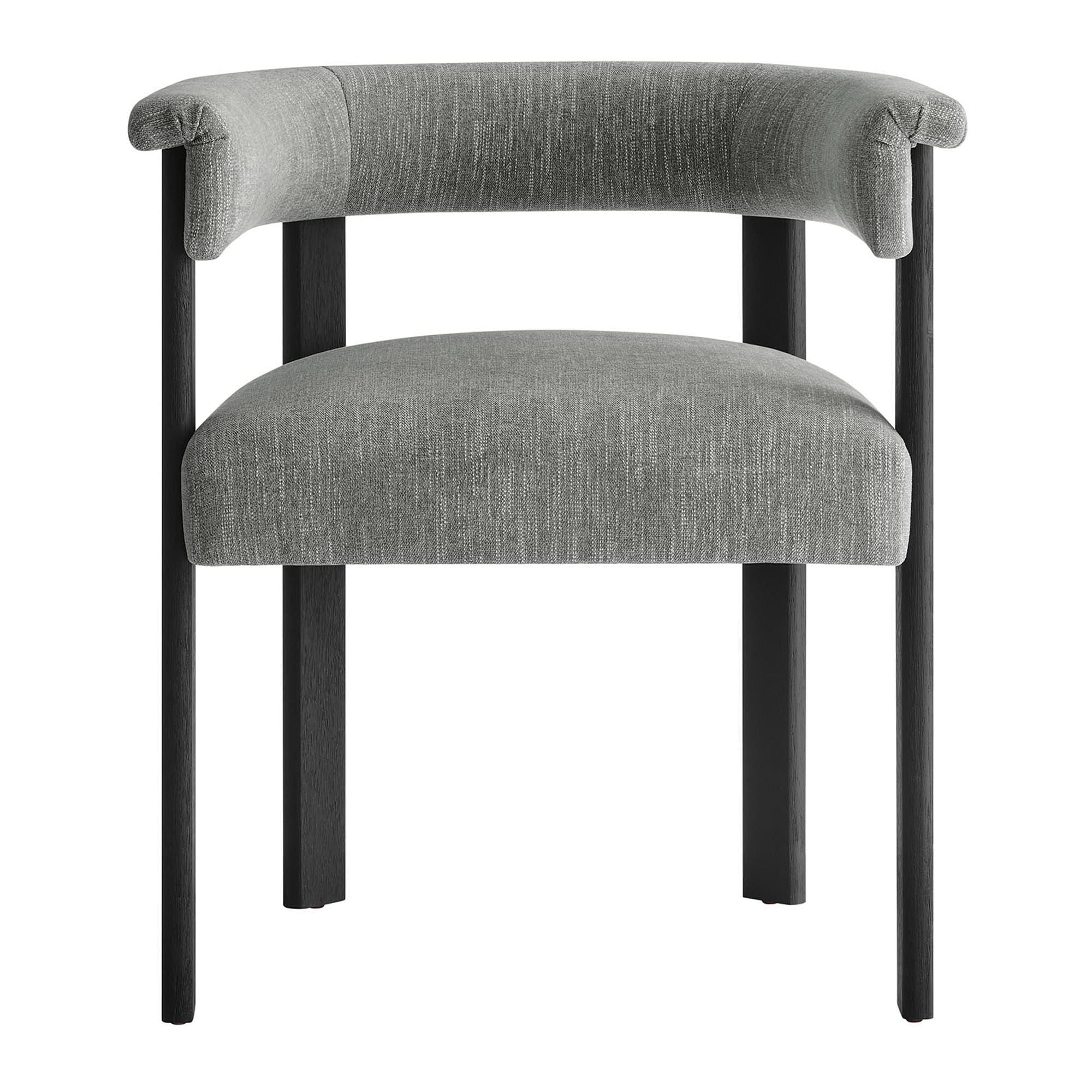 Imogen Fabric Upholstered Barrel Dining Chairs Set of 2 by Modway - Best Buy Furniture