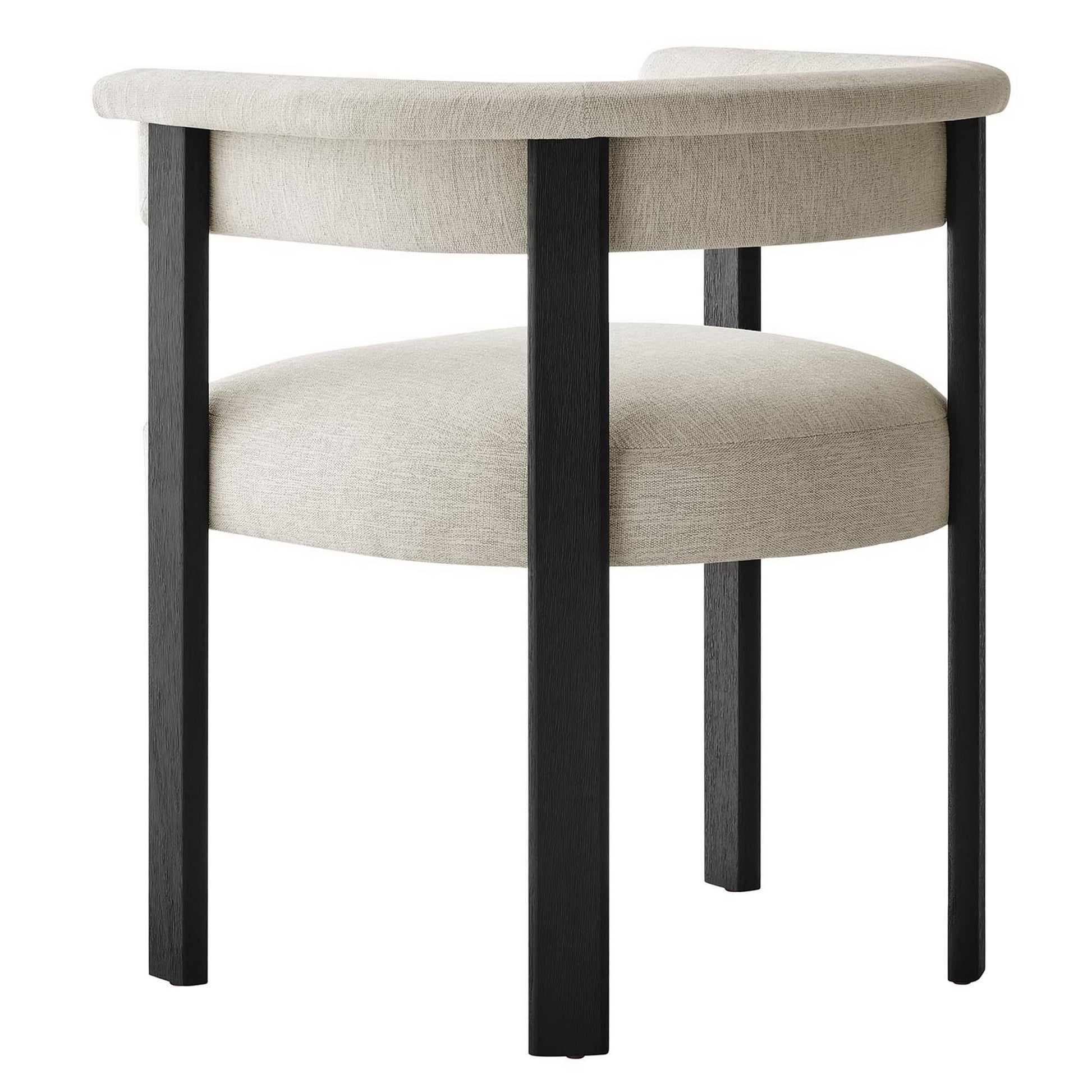 Imogen Fabric Upholstered Barrel Dining Chairs Set of 2 by Modway - Best Buy Furniture